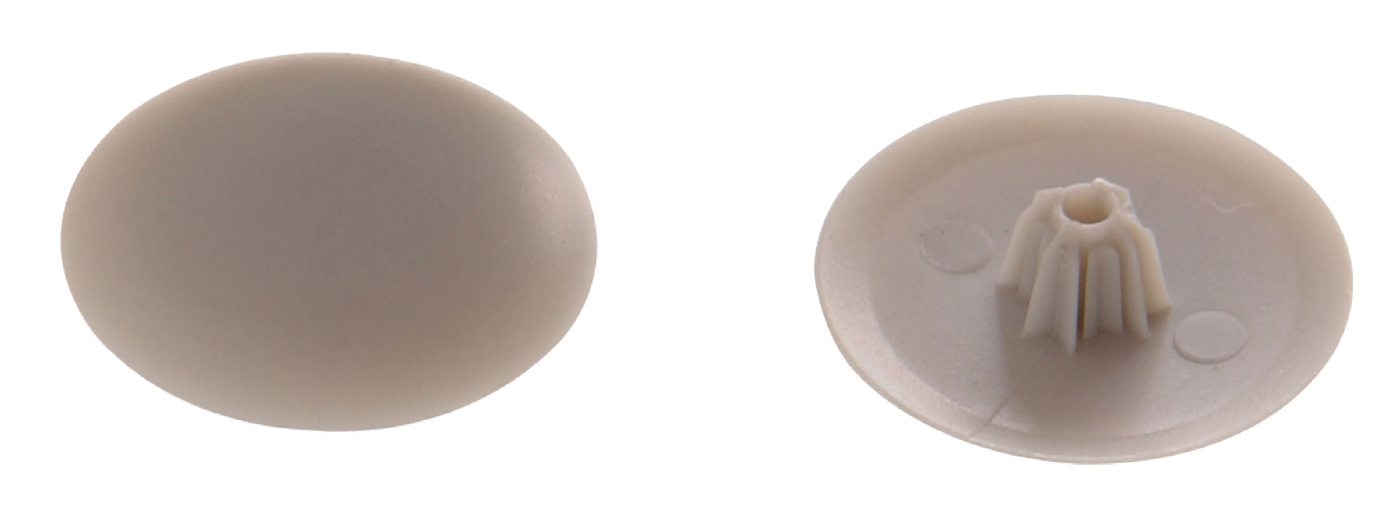 Hillman 59079 100-Pack 1/2-in x 1/8-in Gray Plastic End Cap