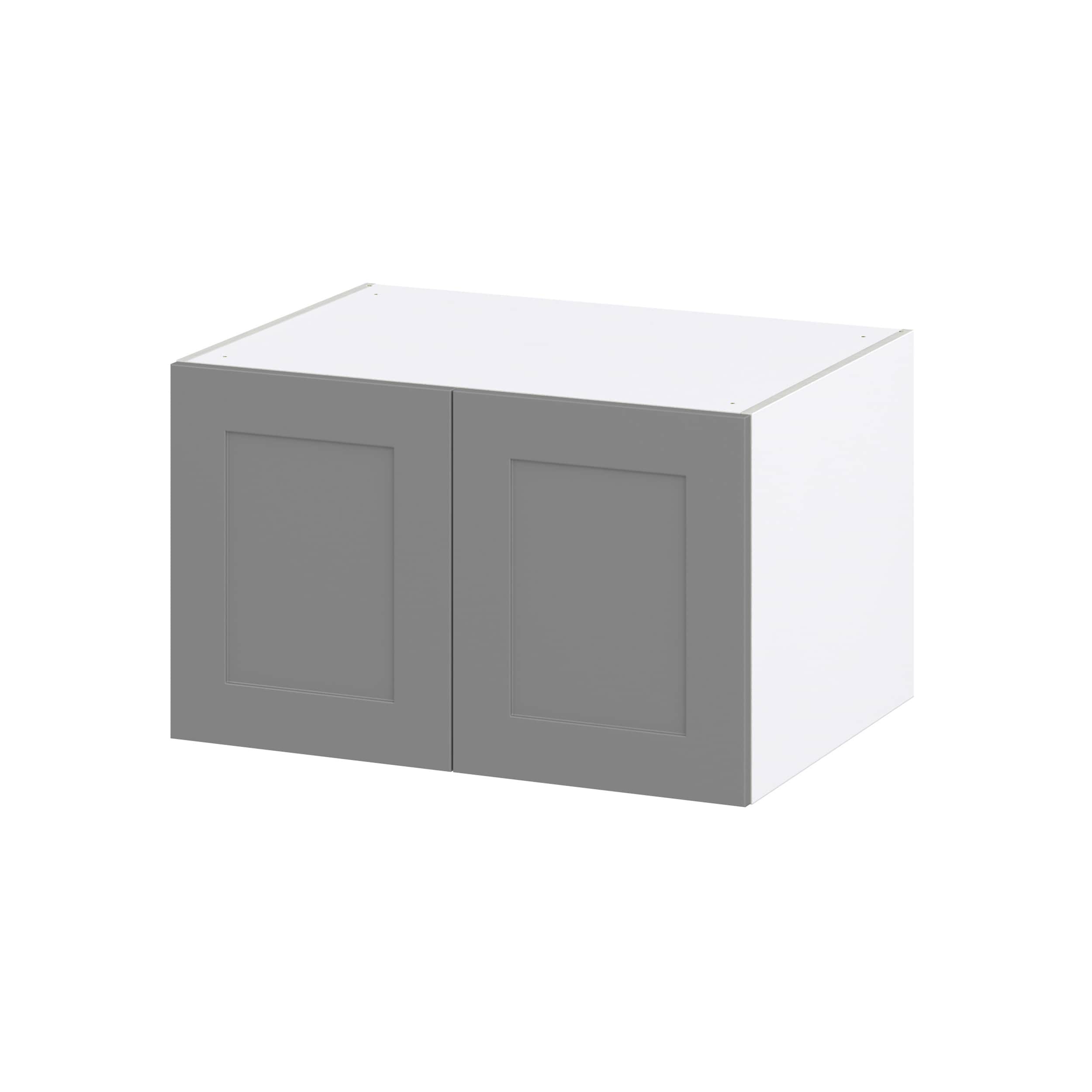 Hugo&Borg DSW332024-BM 33-in W x 20-in H x 24-in D Slate Gray Wall Fully assembled Cabinet (Recessed Panel Shaker)