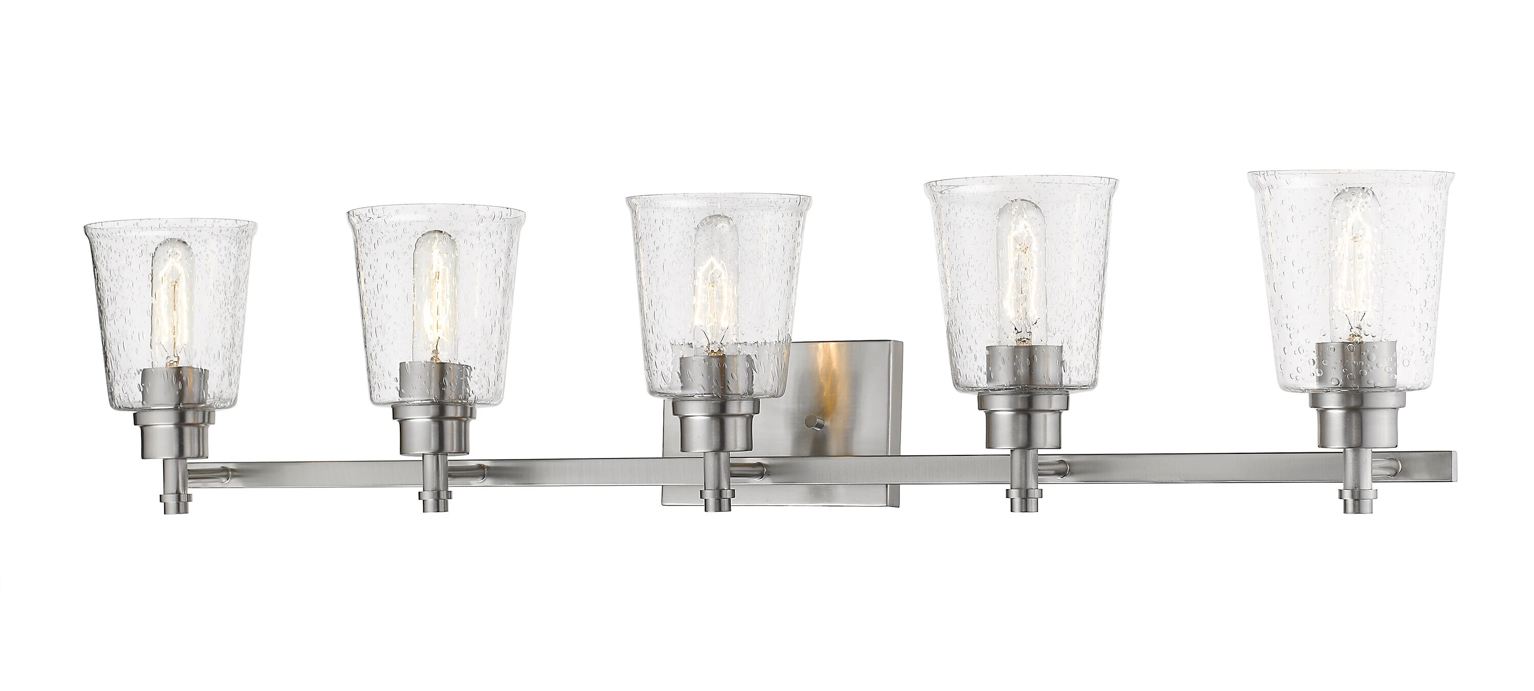 Z-Lite 464-5V-BN Bohin 41-in 5 -Light Brushed Nickel Modern/contemporary Vanity light