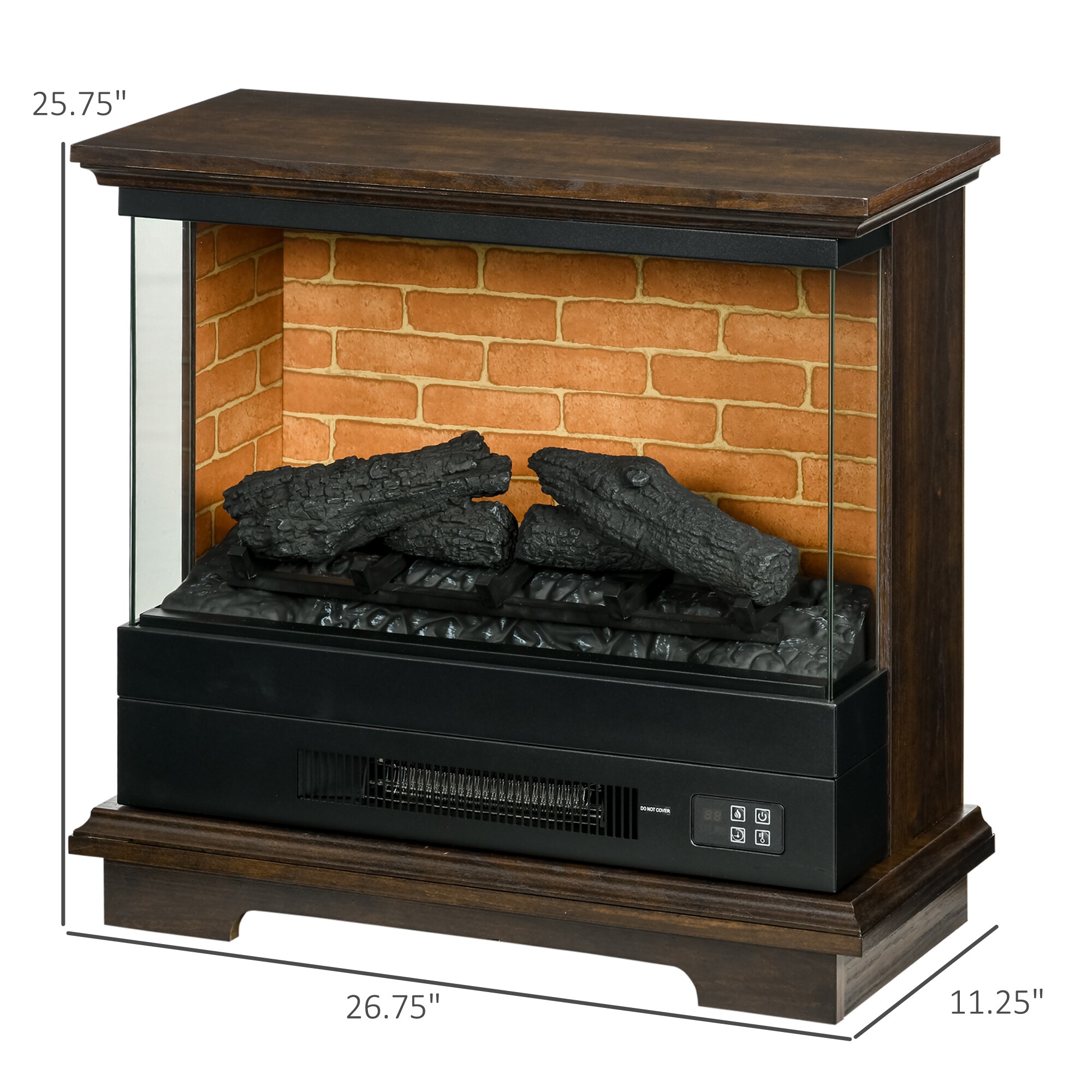 HomCom 820-381V80DR Electric-Fireplaces - View #3