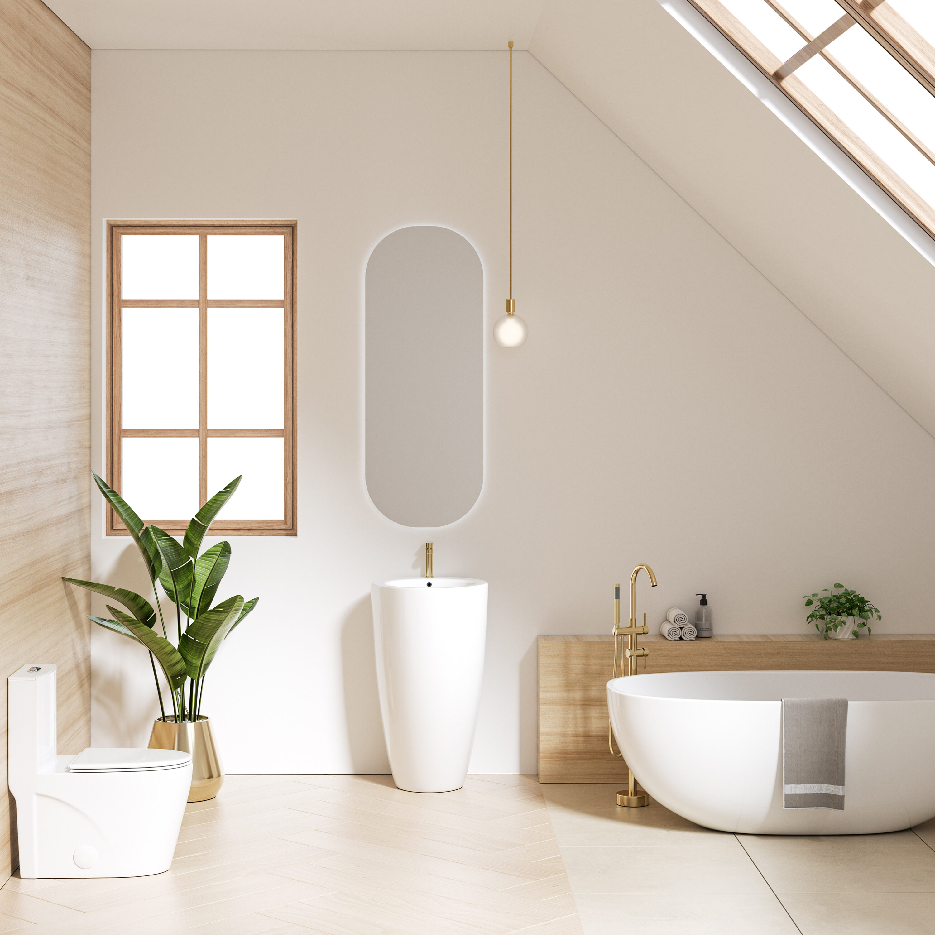 Eridanus ERI-PB-403-A Complete-Pedestal-Lavatories - View #9