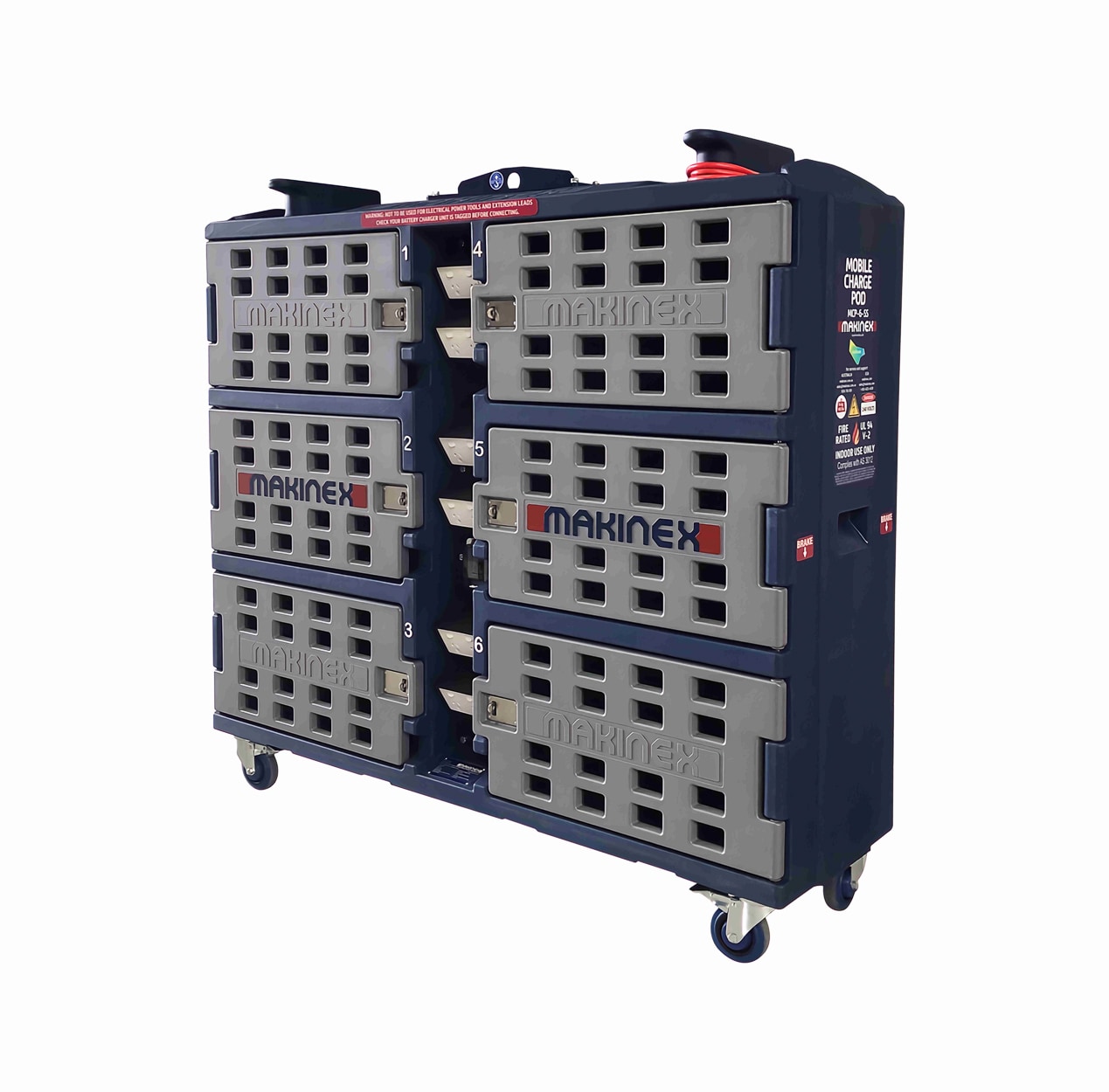 Makinex MCP-6-SS-US Mobile-Device-Chargers - View #2