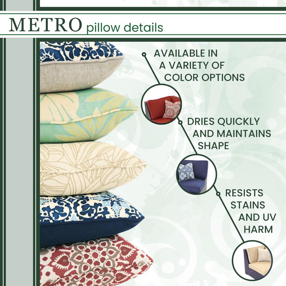Hanover METMN3PC-B-RED Patio-Conversation-Sets - View #3