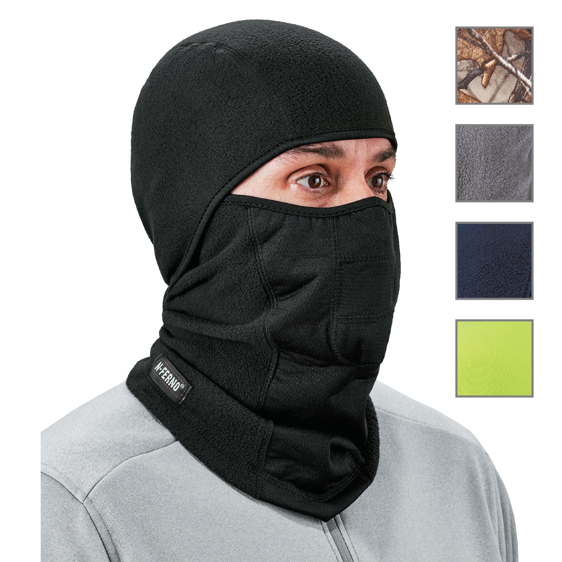 N-Ferno Black Synthetic Balaclava in the Cold Weather Headwear department  at Lowes.com