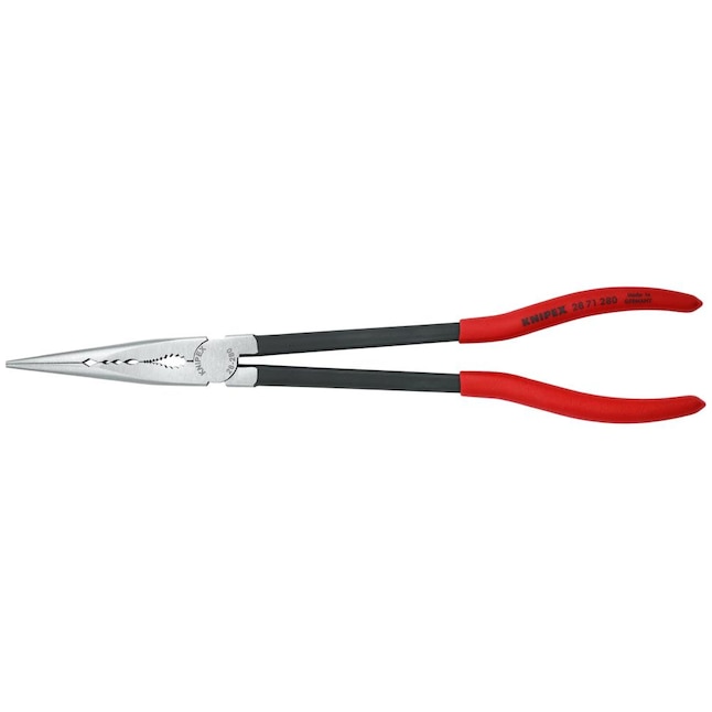 KNIPEX 11.1-in Automotive Needle Nose Pliers in the Pliers department at