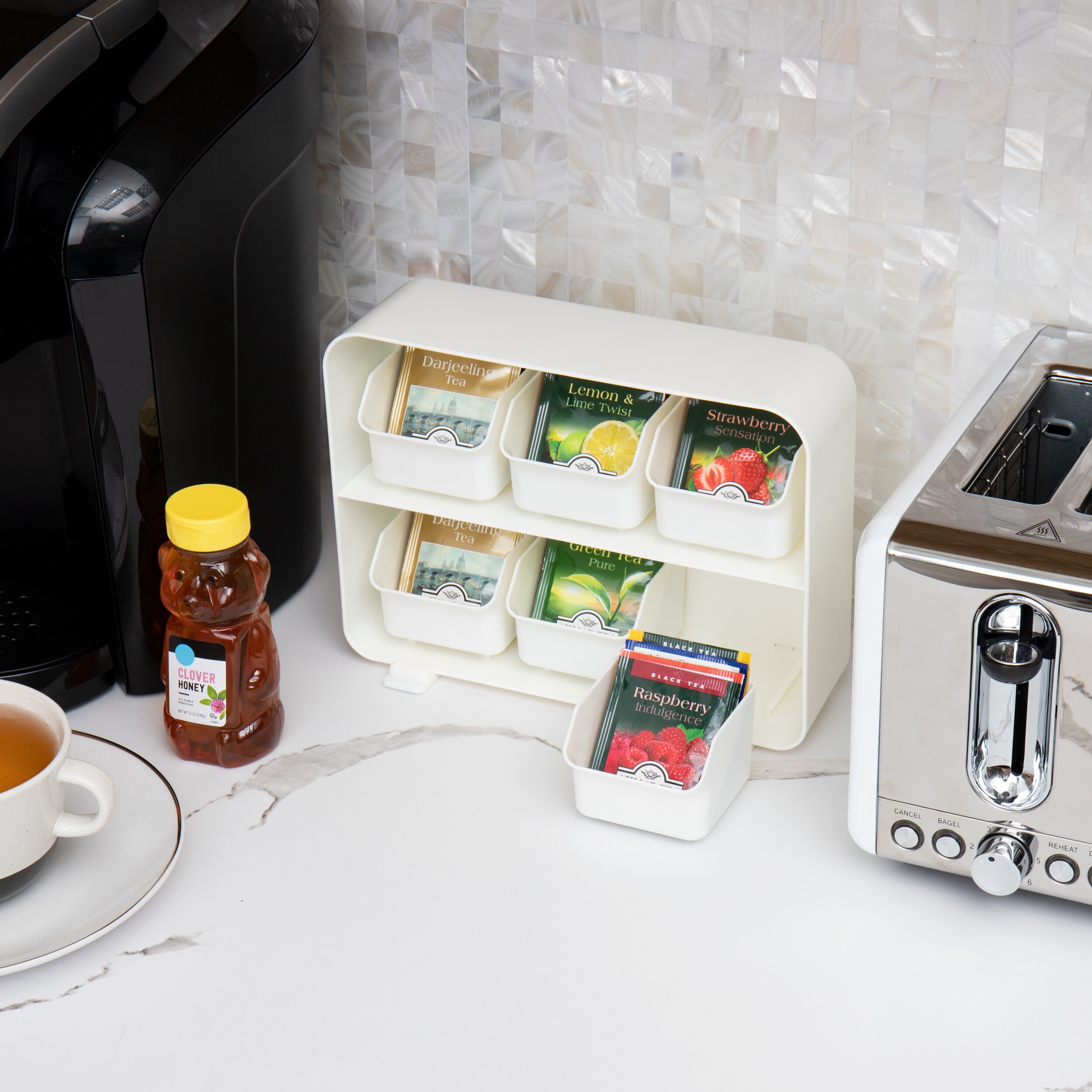 Mind Reader STBORG-WHT Coffee-Beverage-Organizers - View #5