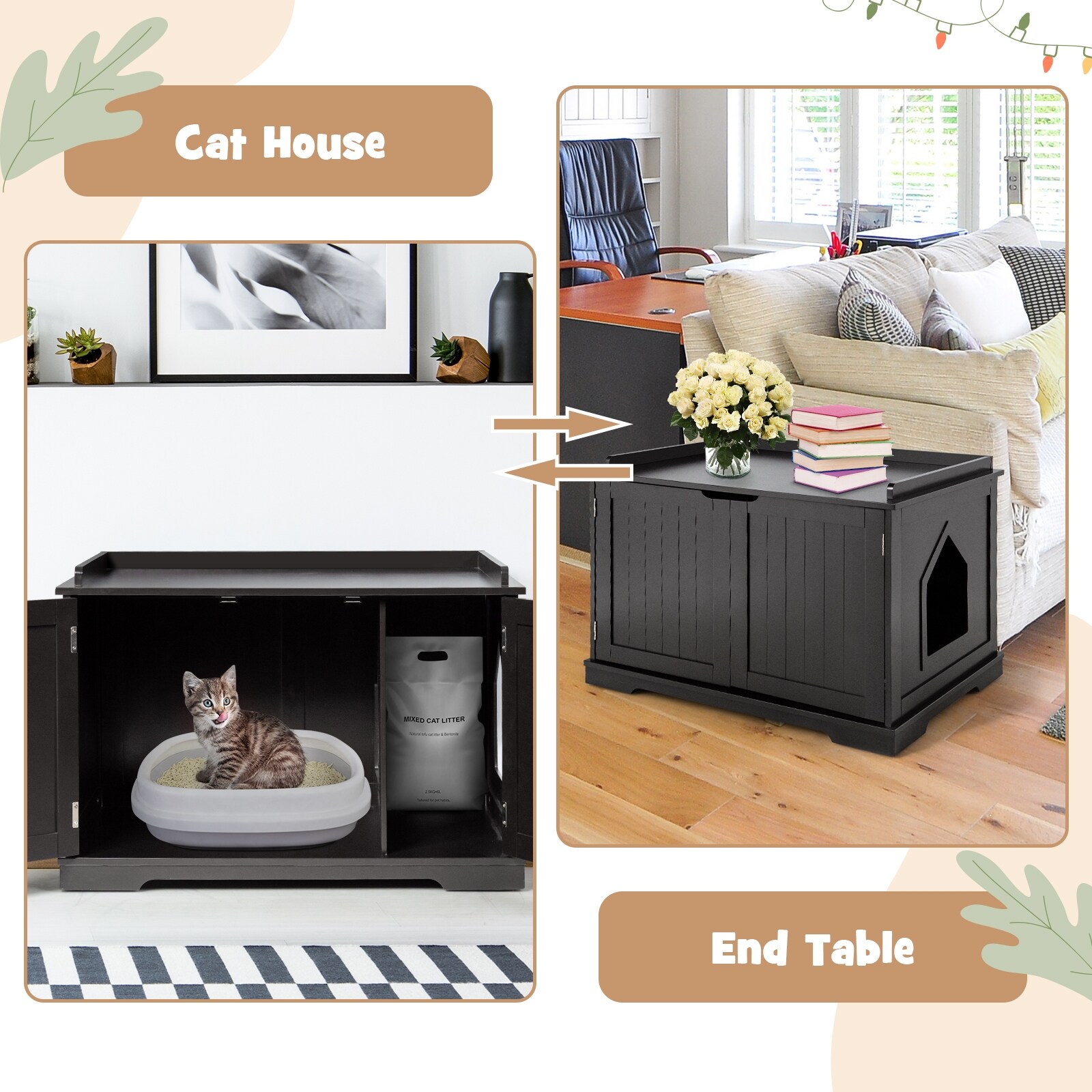 Forclover CJW-LB19BK Litter-Boxes - View #2