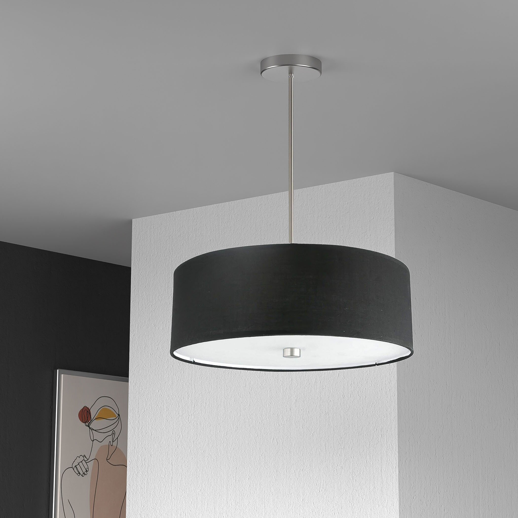 Dainolite 571-204P-SC-BK Pendant-Lights - View #2