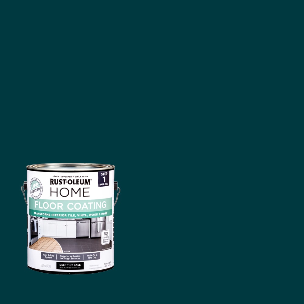 Rust-Oleum 363161T Home Floor Coating Emerald Green Matte Interior Porch and Floor paint ( 1-gallon )
