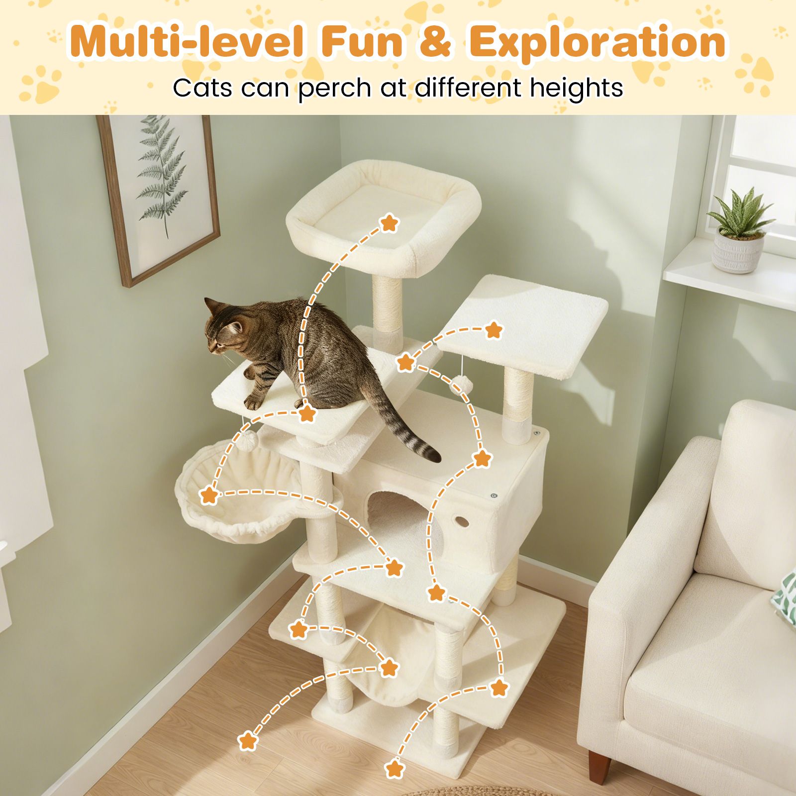 Slickblue D-CO-EB37401VP Cat-Trees - View #8