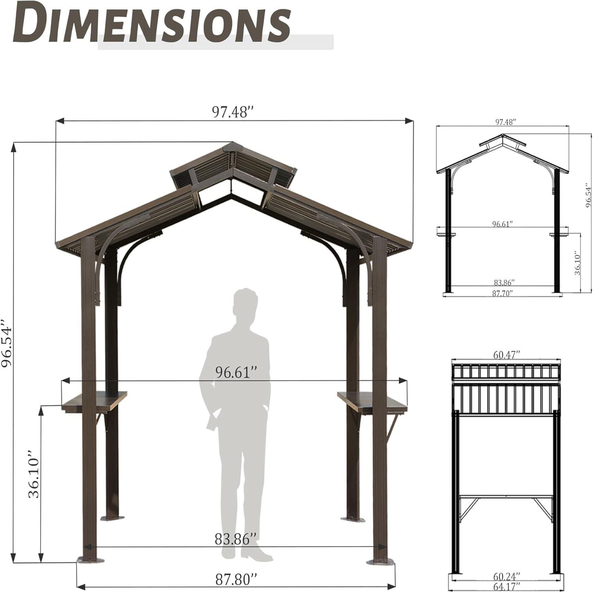 Mondawe MDP-5230 Wood-Resin-Gazebos - View #9