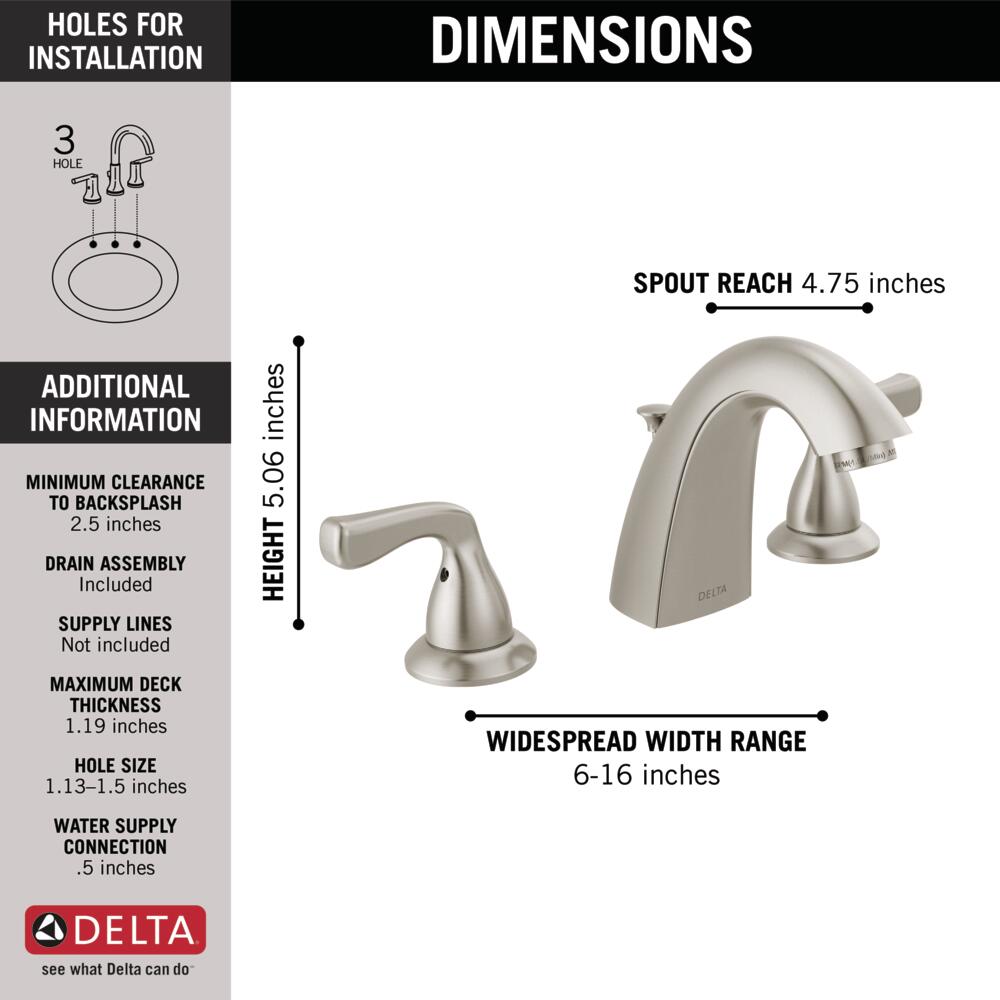 Delta B3512LF-SSPPU-ECO Lavatory-Faucets - View #5