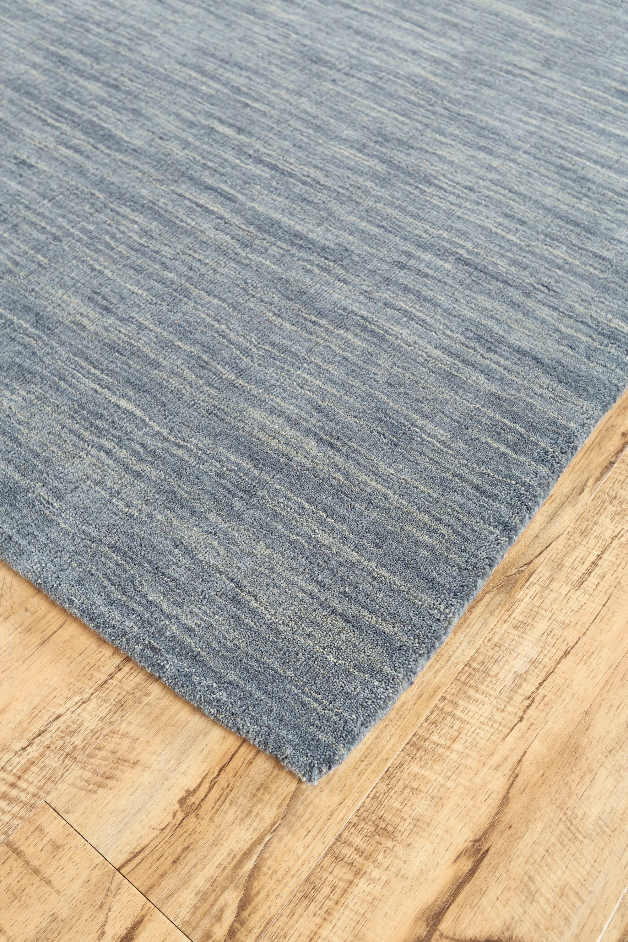 Room Envy Celano 10 X 10 (ft) Wool Dusty Blue/Warm Gray Round Indoor ...