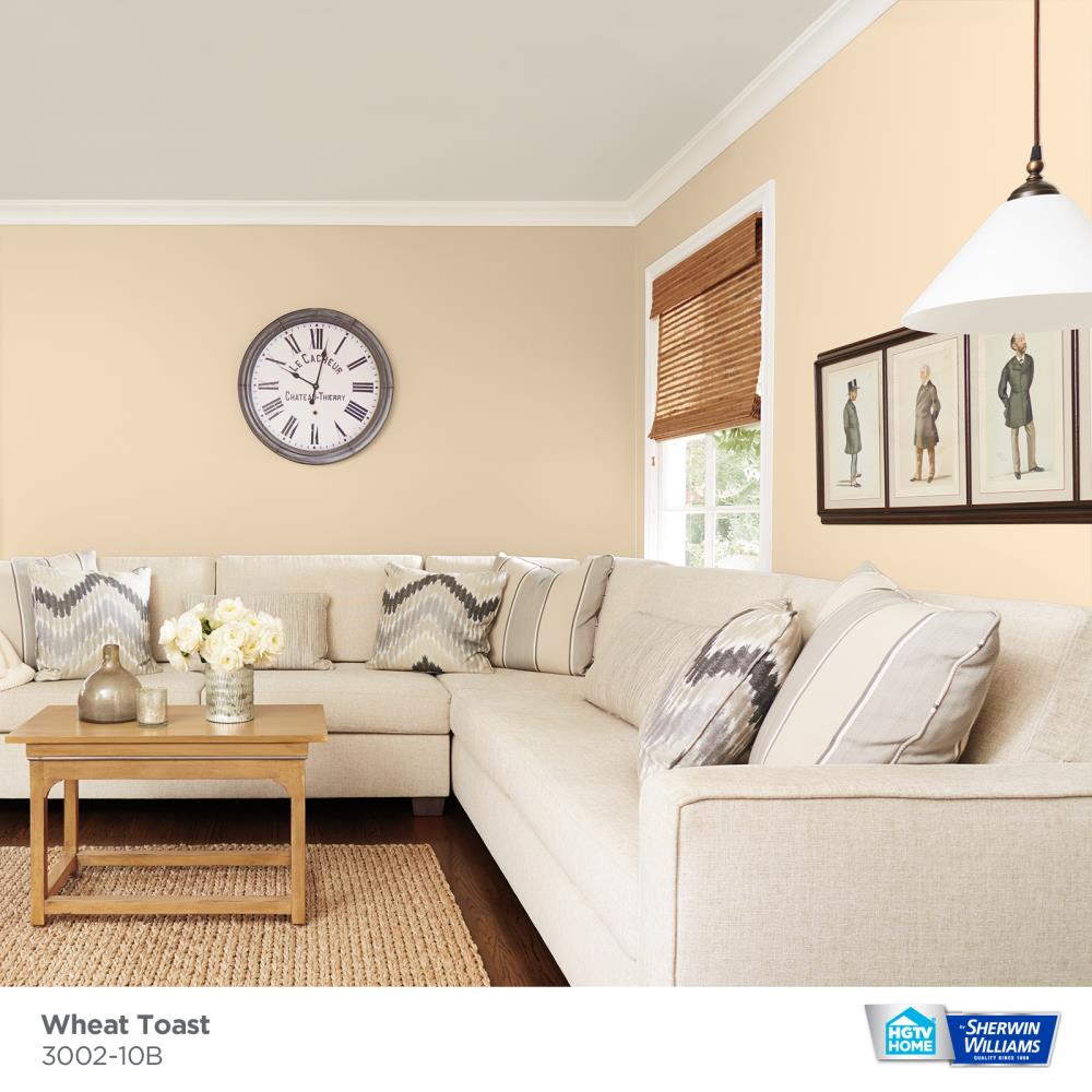 Valspar Signature Flat Savoury Beige 3002-10c Latex Interior Paint + Primer  (5-Gallon) in the Interior Paint department at