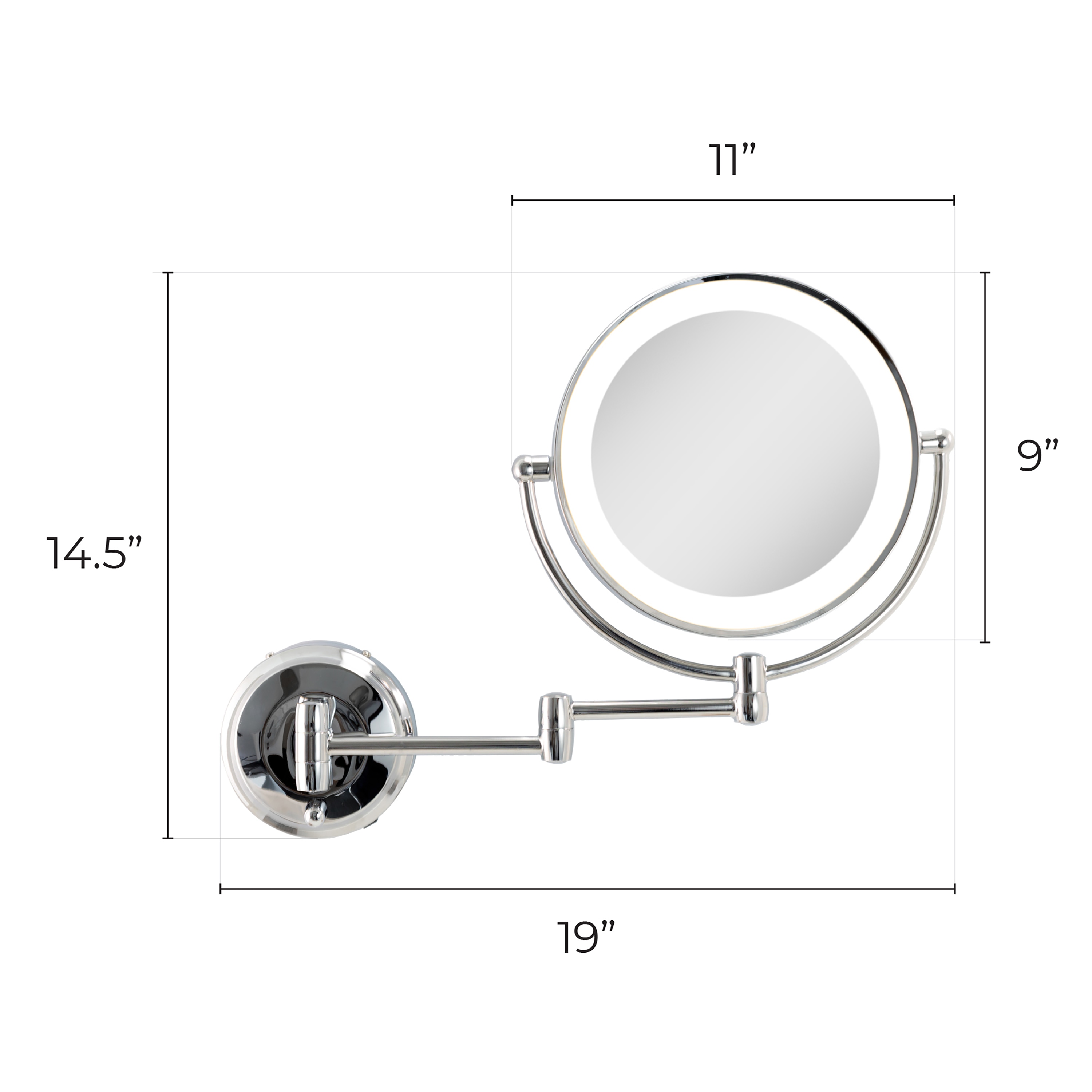 Zadro LEDW310 Makeup-Mirrors - View #7