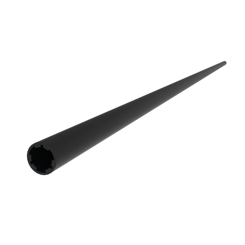 Freedom 120-in x 1.5-in Matte Black Aluminum Line Connector