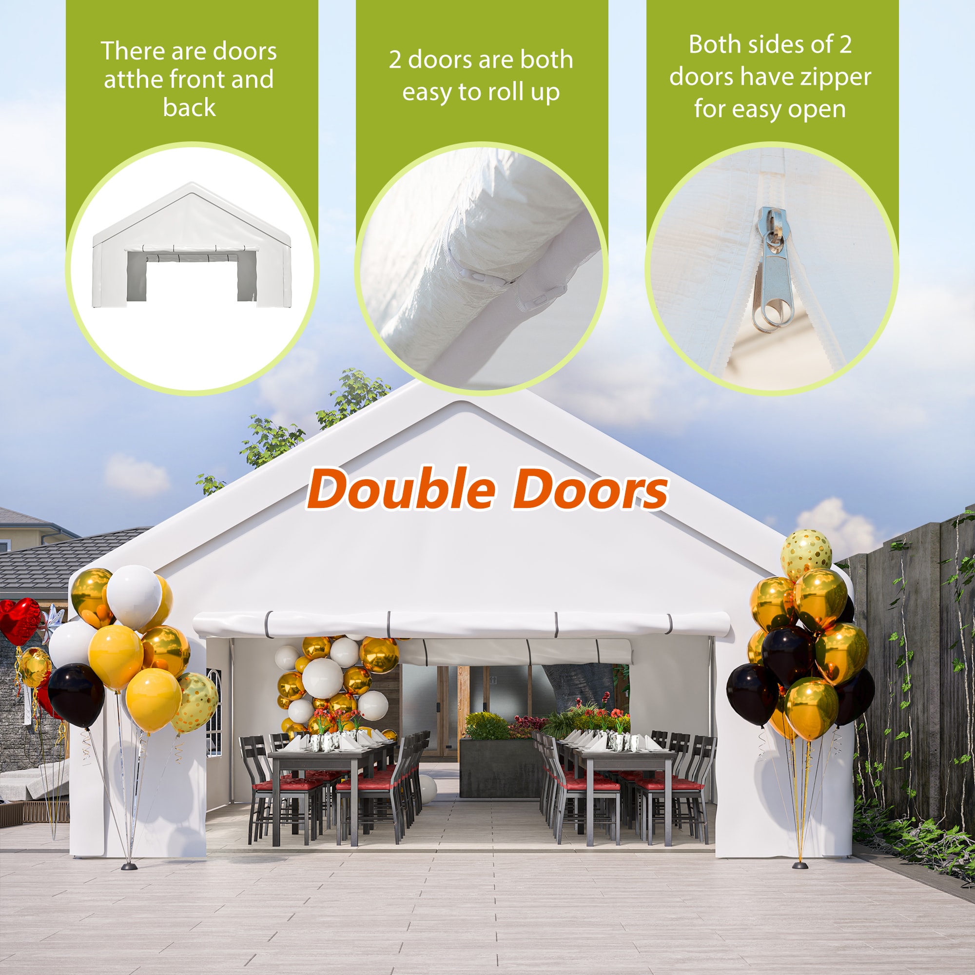 SINOFURN SYA330130GY Canopies-Sl - View #10