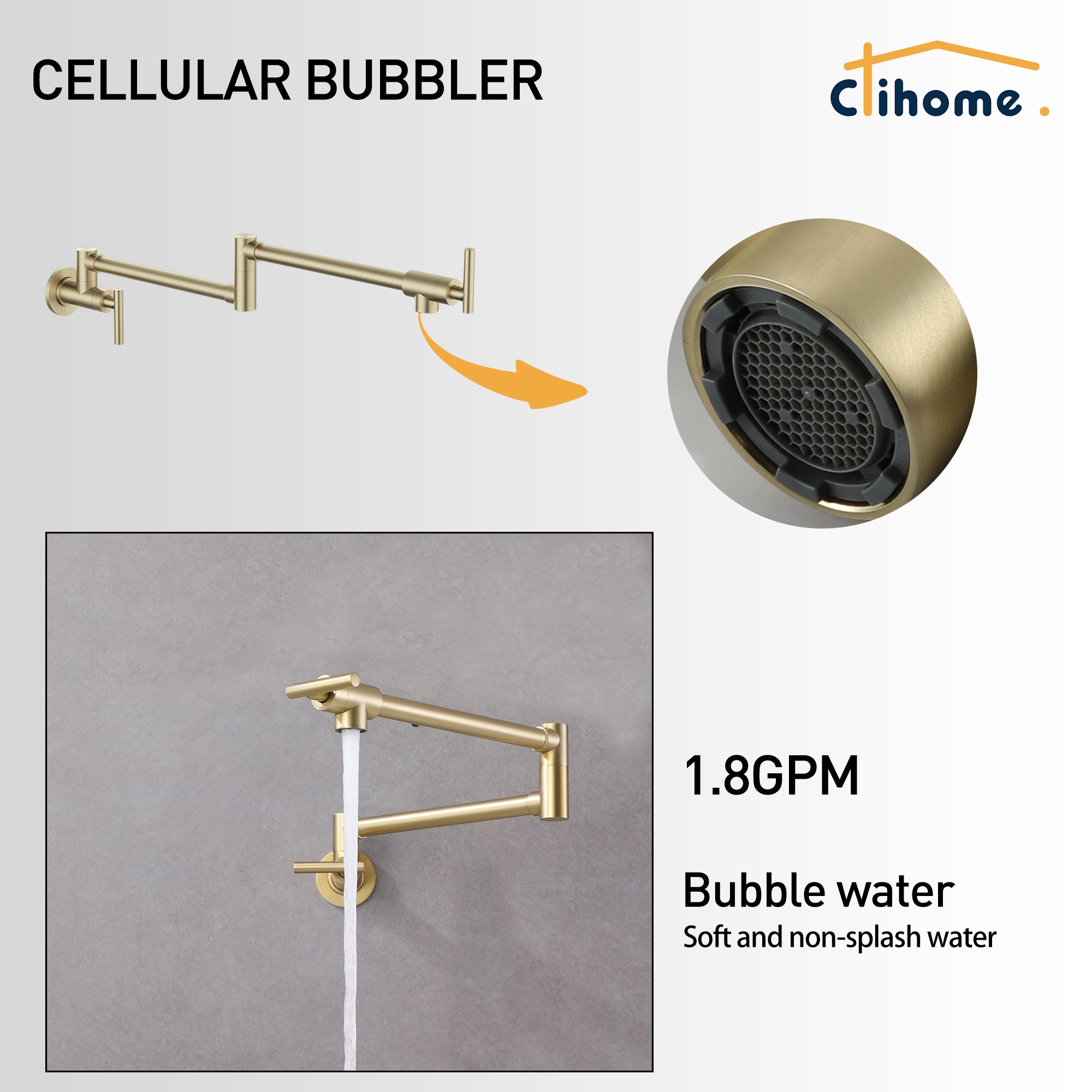 Clihome DG-KF46BG Kitchen-Faucets - View #9