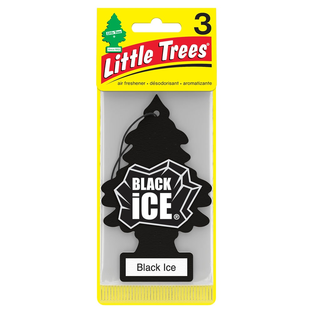 LITTLE TREES 3-Count Black Ice Dispenser Air Freshener (3-Pack)