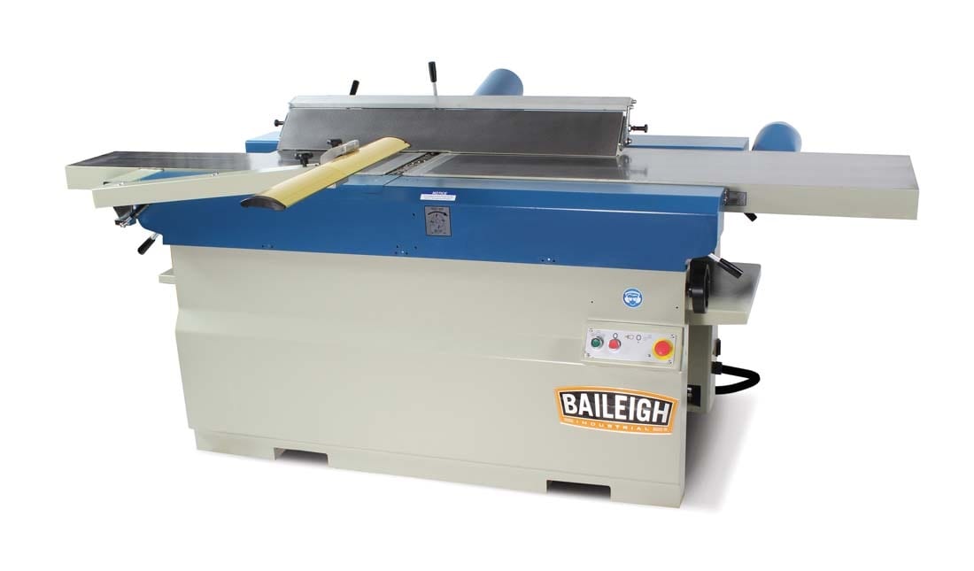 Baileigh JP-1898-NC 7.5HP Benchtop Jointer/Planer | Helical Head | Dust Collection | 98-in Table | 220V 3-Phase Power | - Baileigh Industrial 1004968