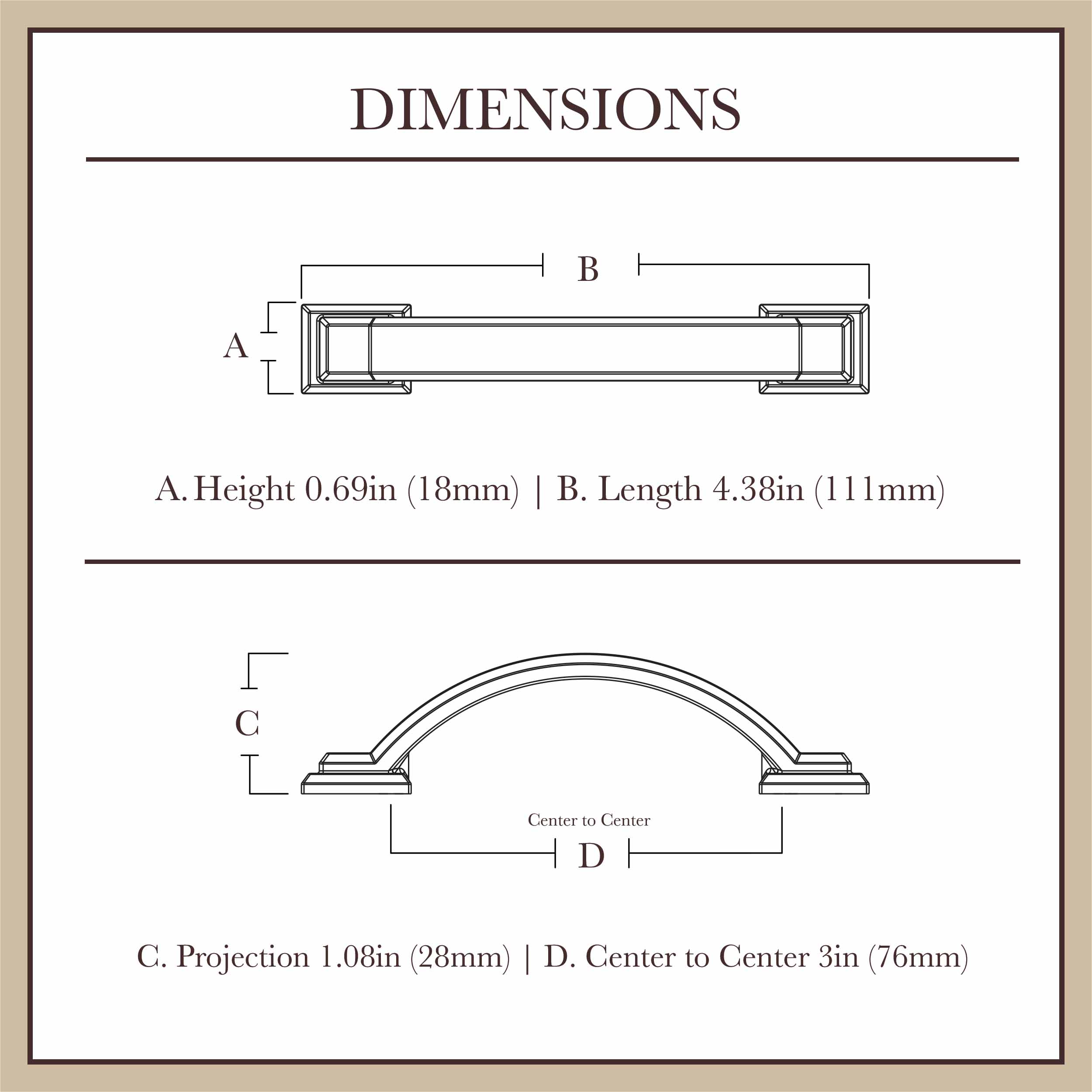 allen + roth P32945W-CZ-K2 Cabinet-Pulls - View #7