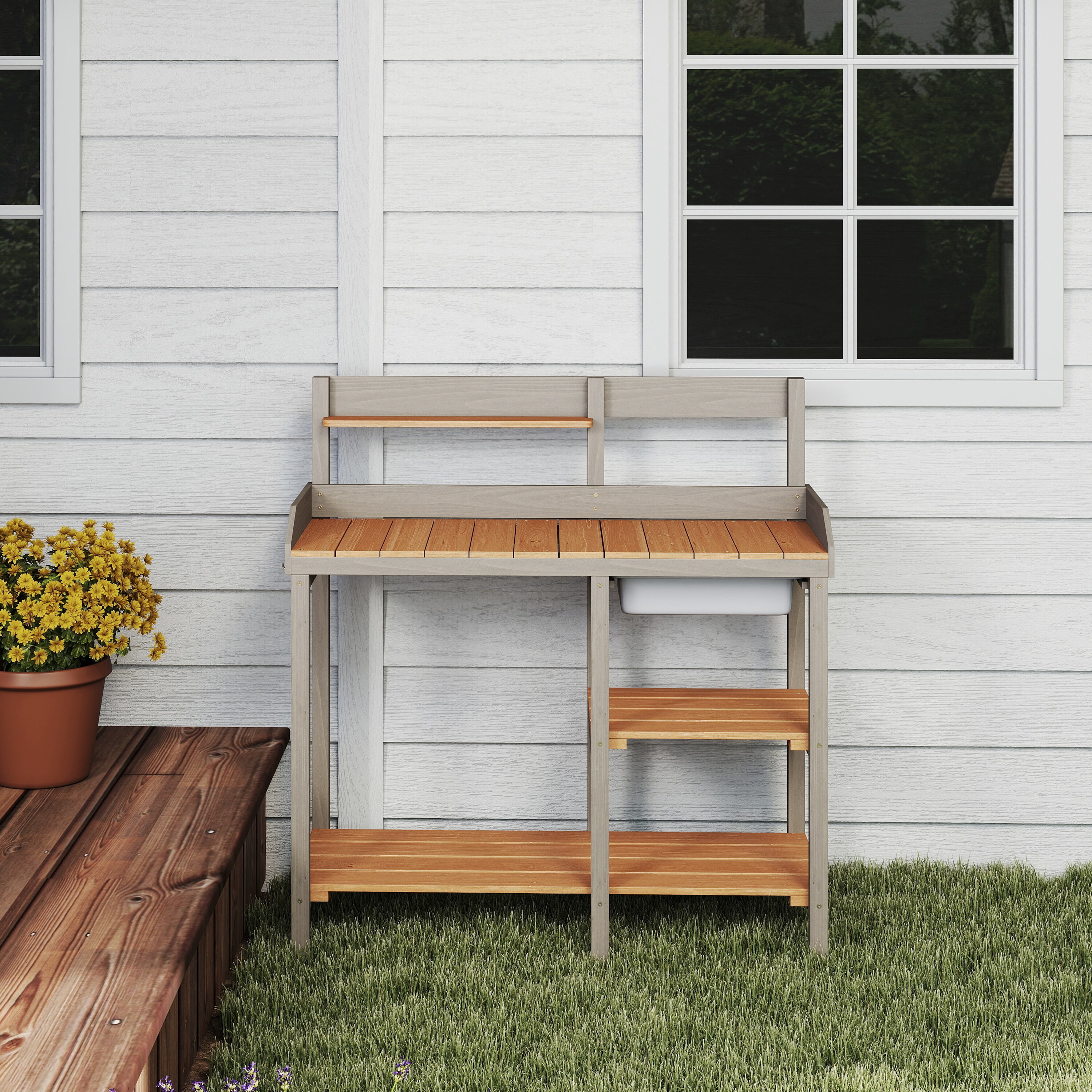 AHIOU HOME ZAAHG-P225538PB Potting-Benches - View #4