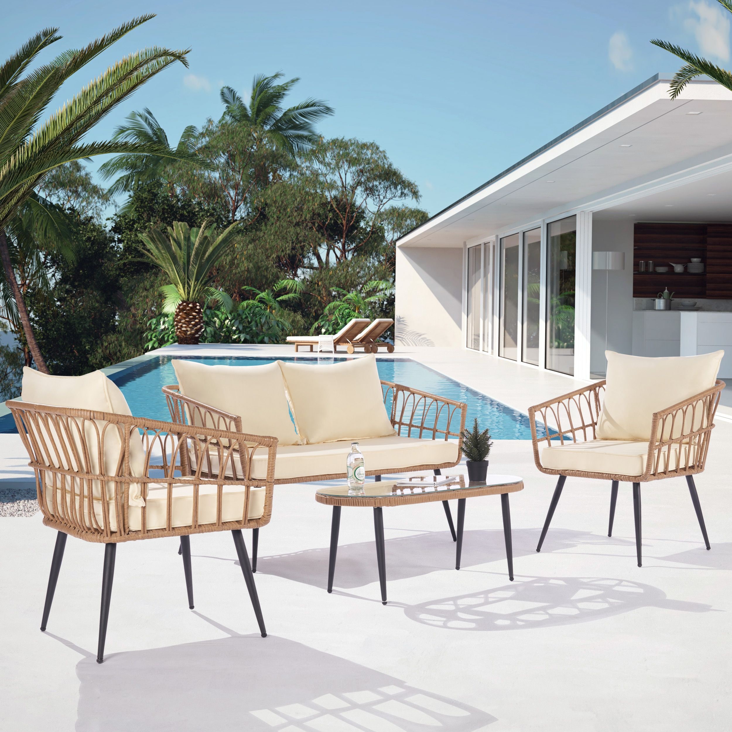 SANSTAR LRS-DS71BE Patio-Conversation-Sets - View #2