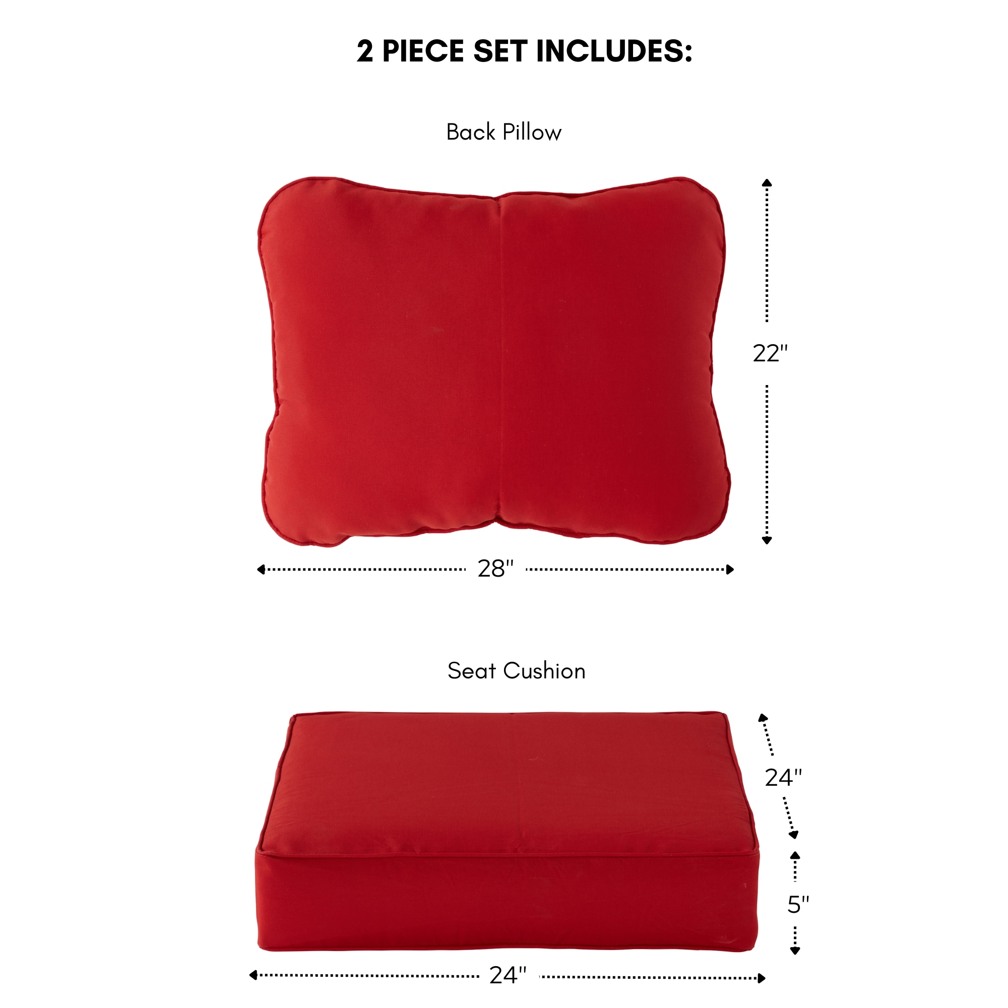 Greendale Home Fashions OC7825-SALSA Patio-Furniture-Cushions - View #3