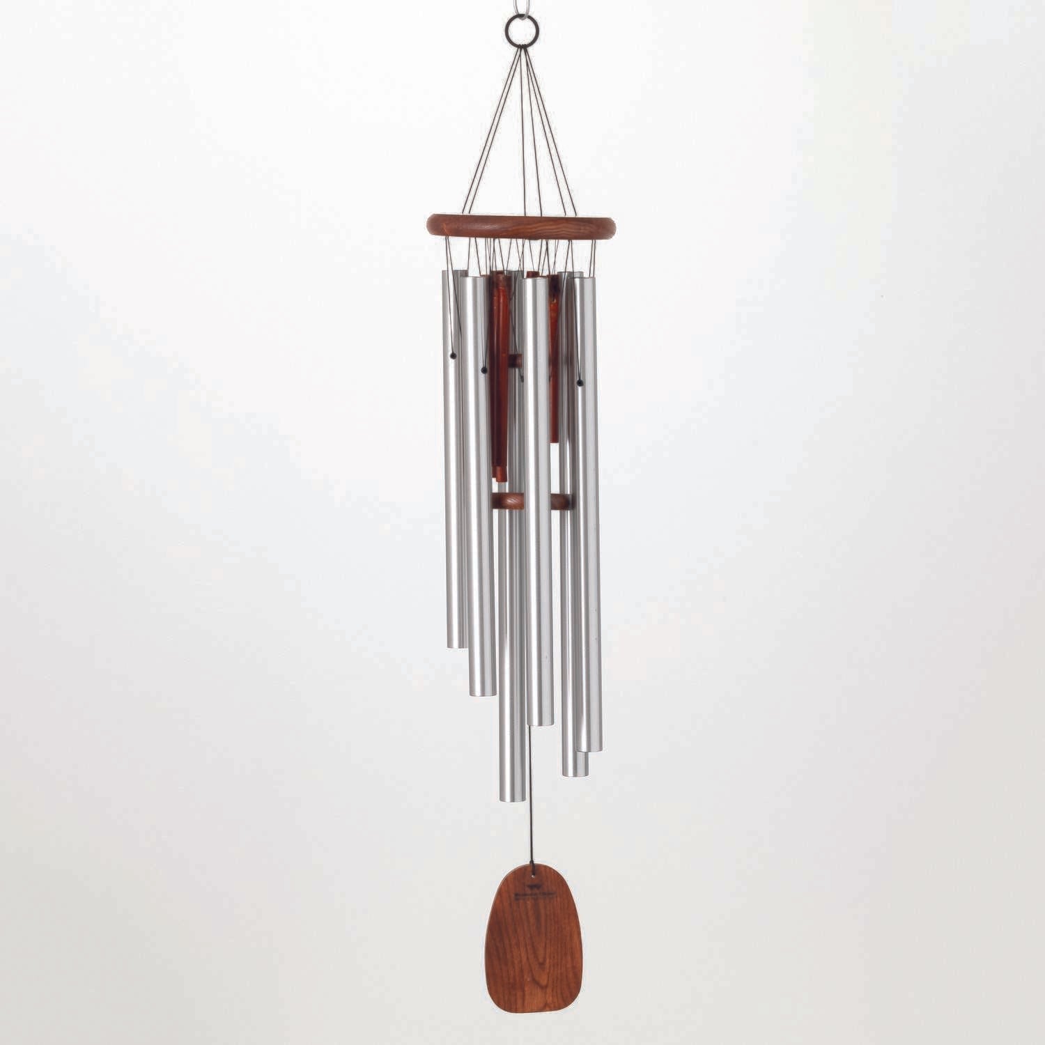 Woodstock Chimes RAINL 37-Inches Silver Metal Wind Chime
