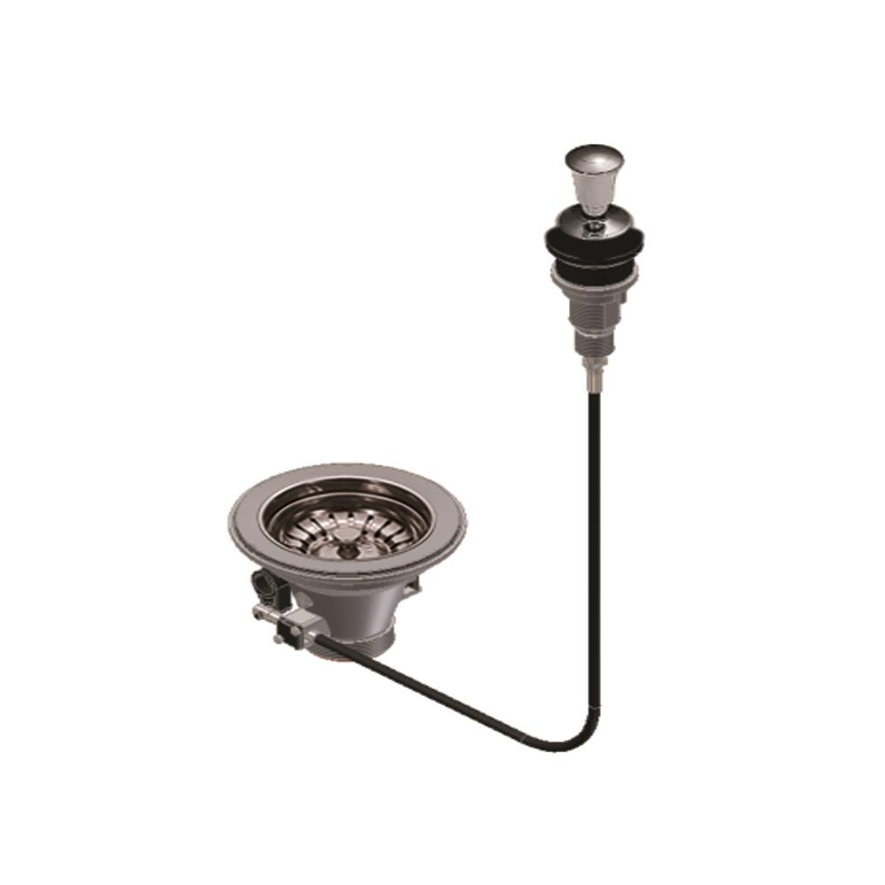 Franke 900P 3.5-in Chrome Brass Rust Resistant Strainer
