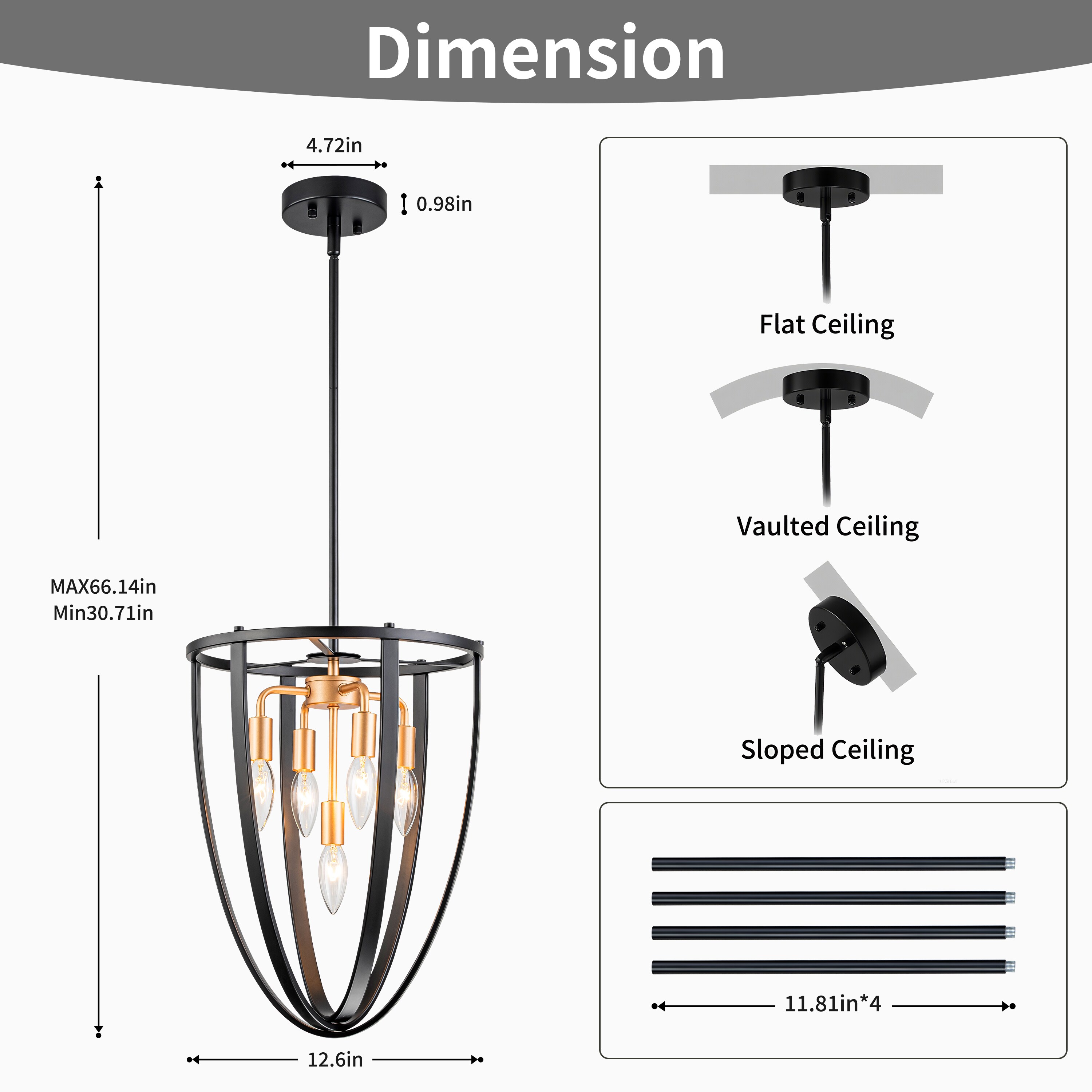 GoYeel ZP185BG05 Pendant-Lights - View #6