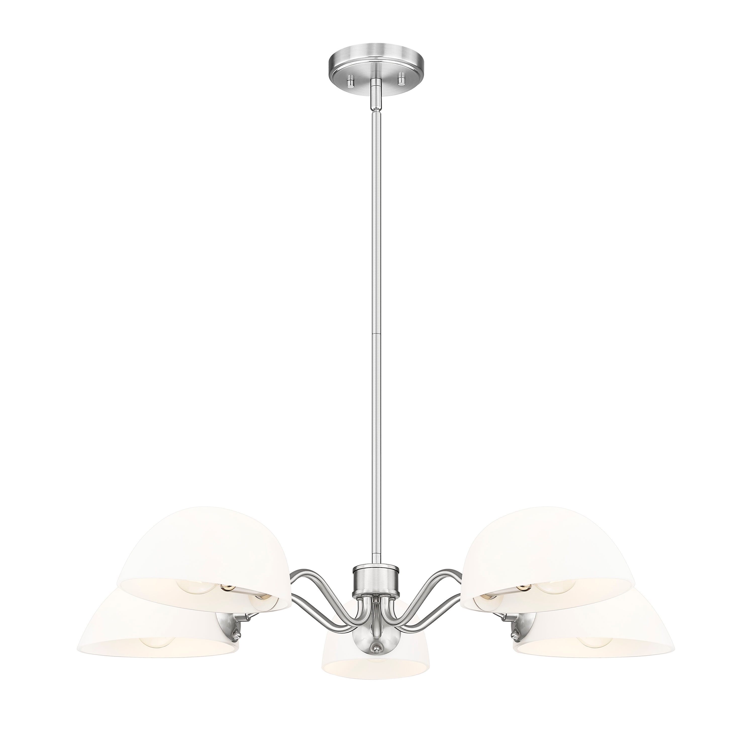 Project Source Adjustable Color Temperature 13-in Nickel LED Flush