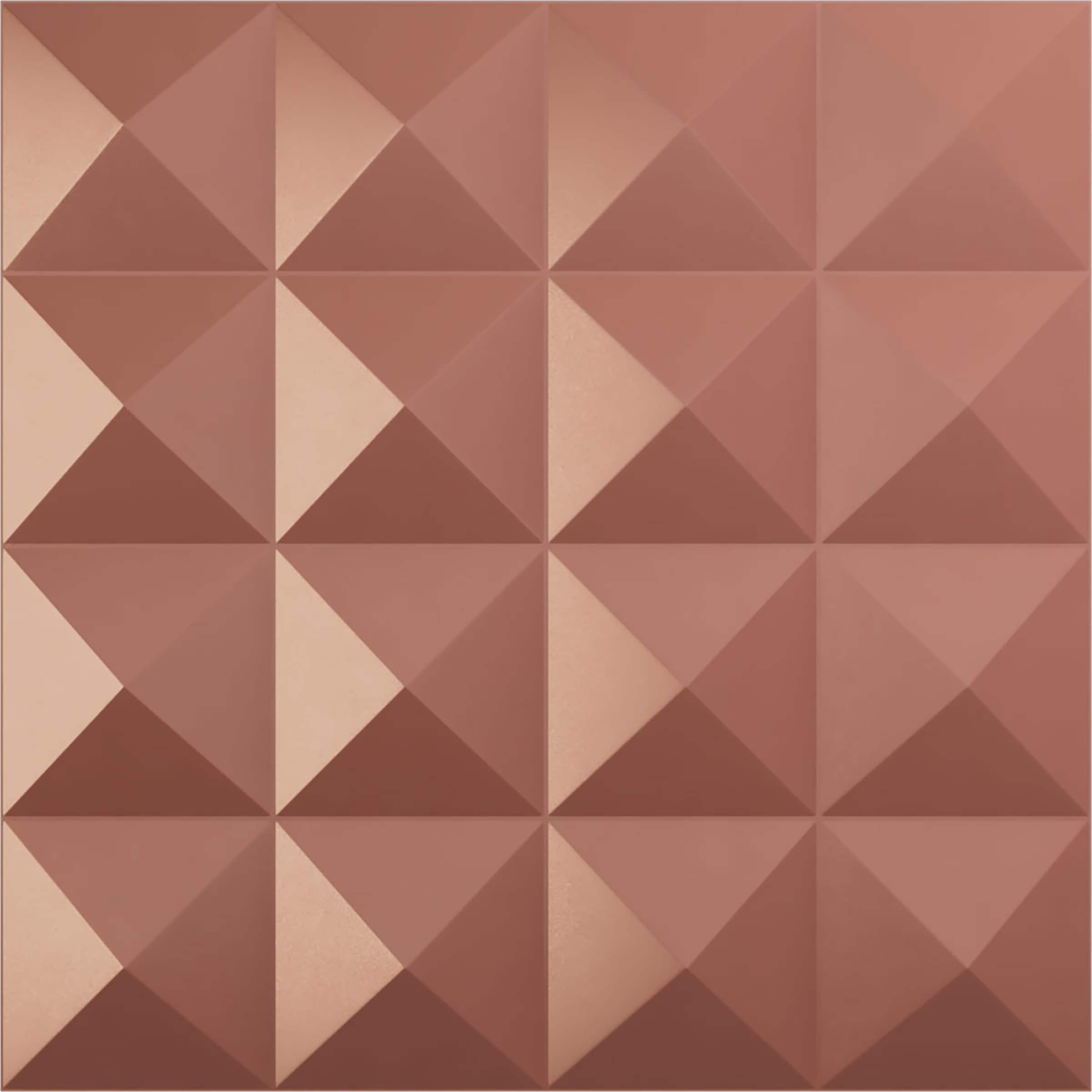Ekena Millwork WP20X20CNFCP-CASE-12 19-5/8-in x 19-5/8-in Embossed Paintable/Stainable Pink PVC Wall Panel ( 12 -Pack, Covers 32.04-sq ft )