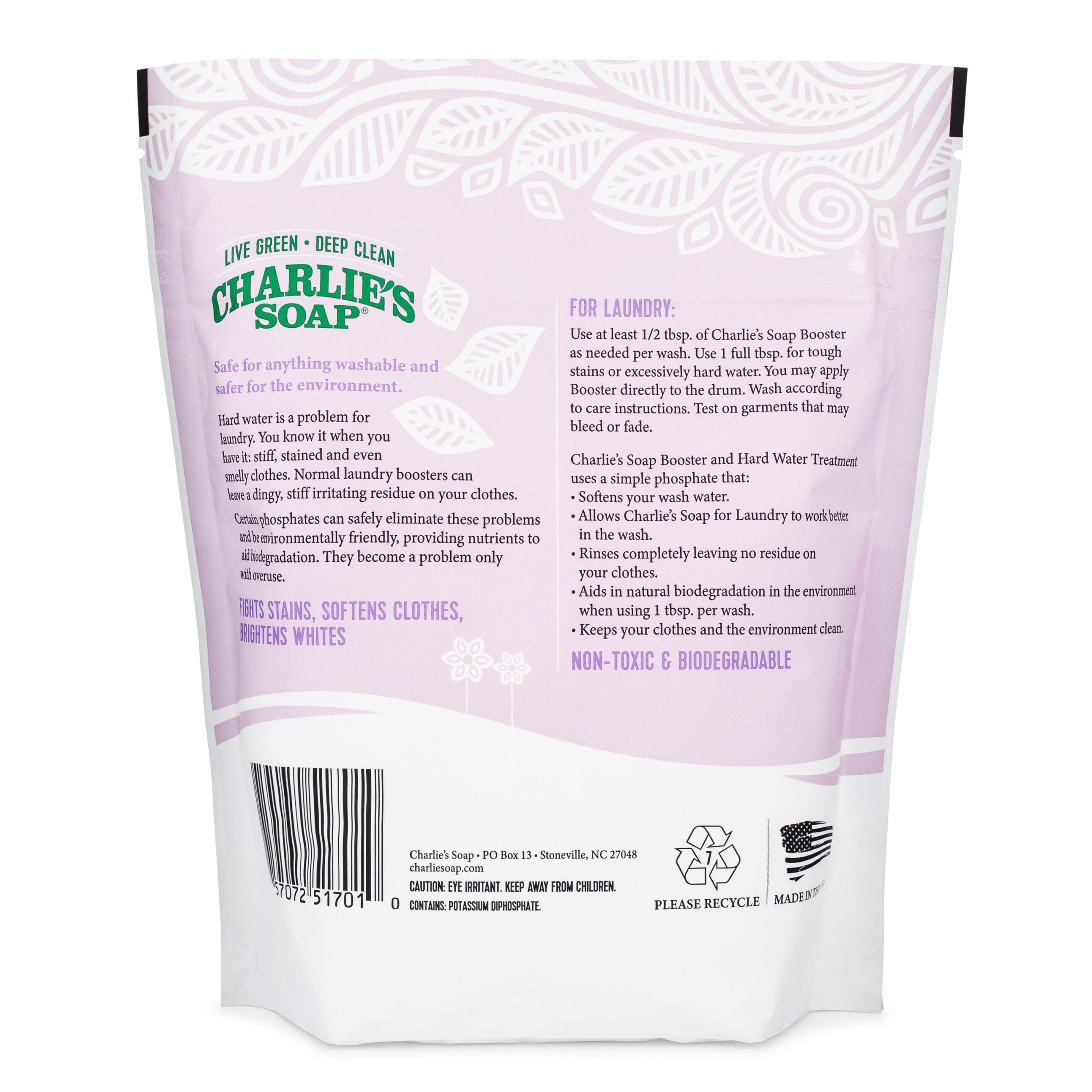 Charlie's Soap 51701 Laundry-Stain-Removal - View #2