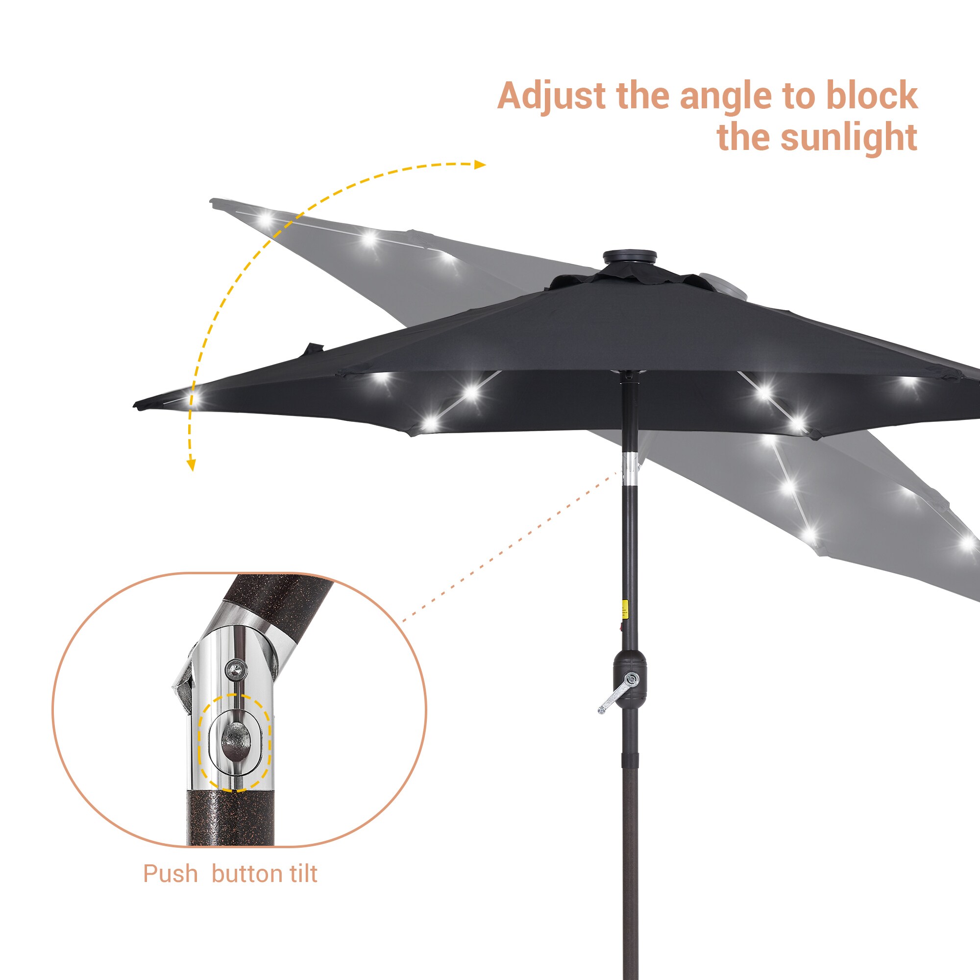 ACEGOSES LW-LED75BK Umbrellas-2 - View #4