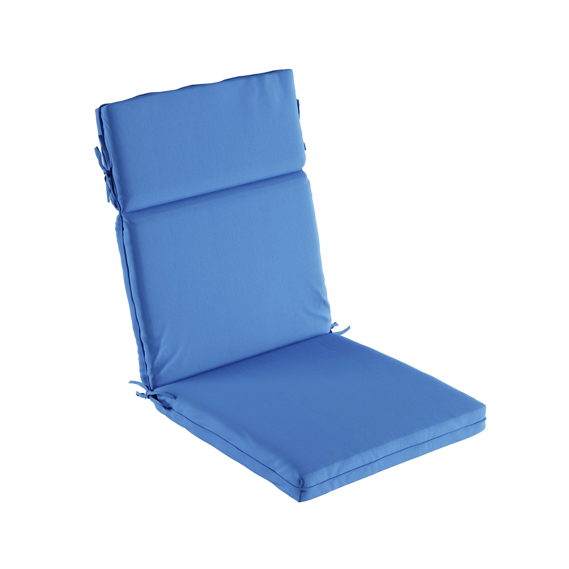 Hastings Home Patio Chair Cusions 45 in x 21.5 in Blue High Back Patio Chair Cushion 208842AZB at Lowes