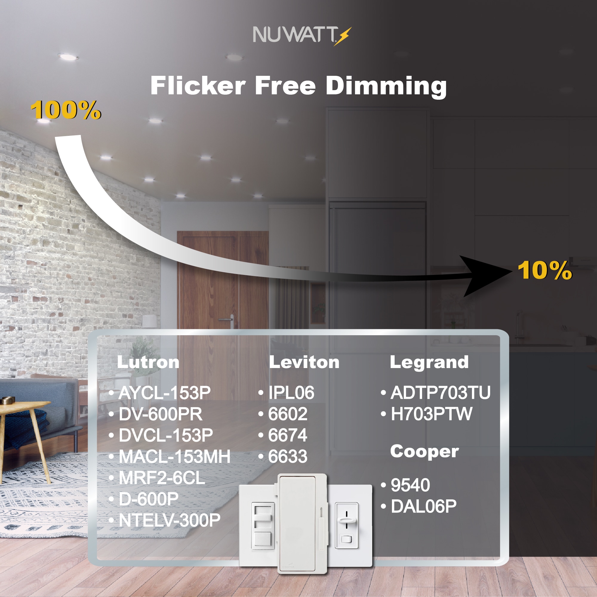 NUWATT NW-P-DL-6-15W5CTBN6P Led-Retrofit-Downlight - View #9