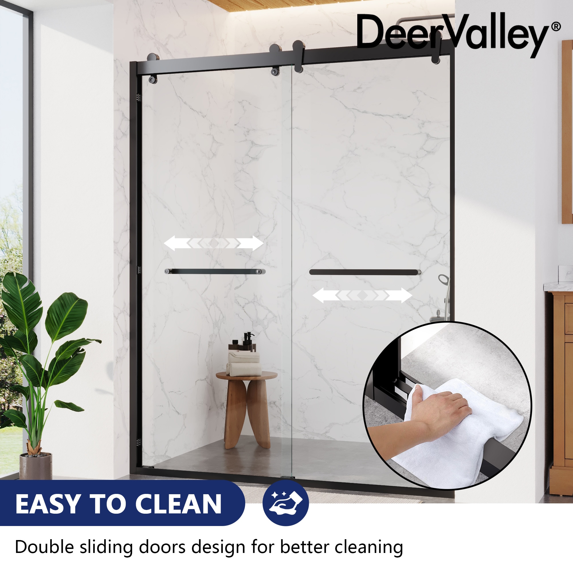 DeerValley DV-1SD0246B08 Shower-Doors - View #8