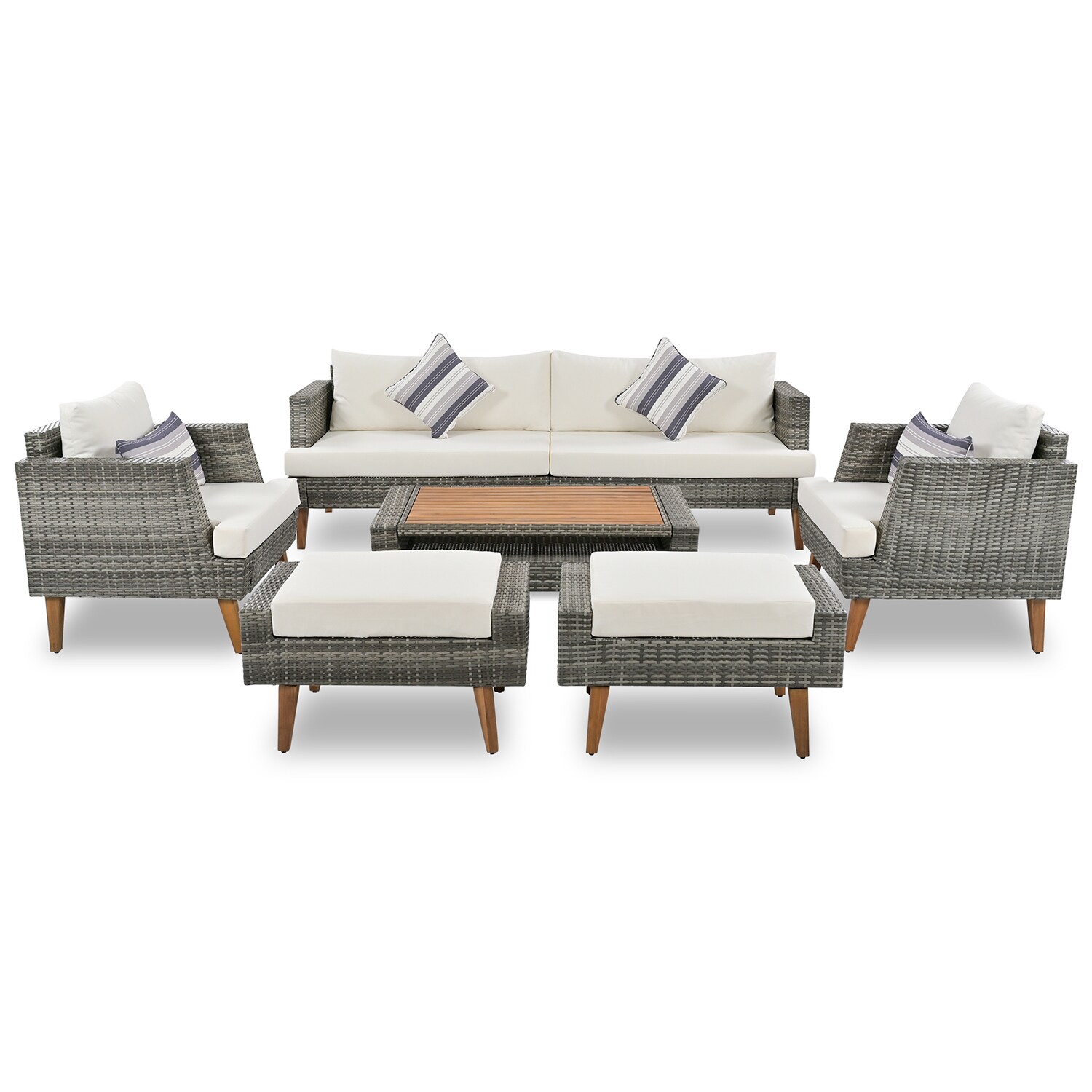 GZMR GZ-OUGO202FGC Patio-Conversation-Sets - View #2