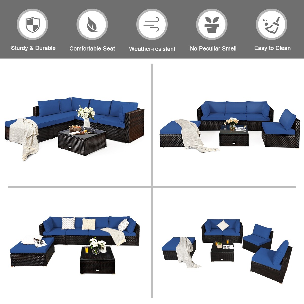 Volenca VOL-U7XK2X Patio-Sofas-Daybeds - View #5