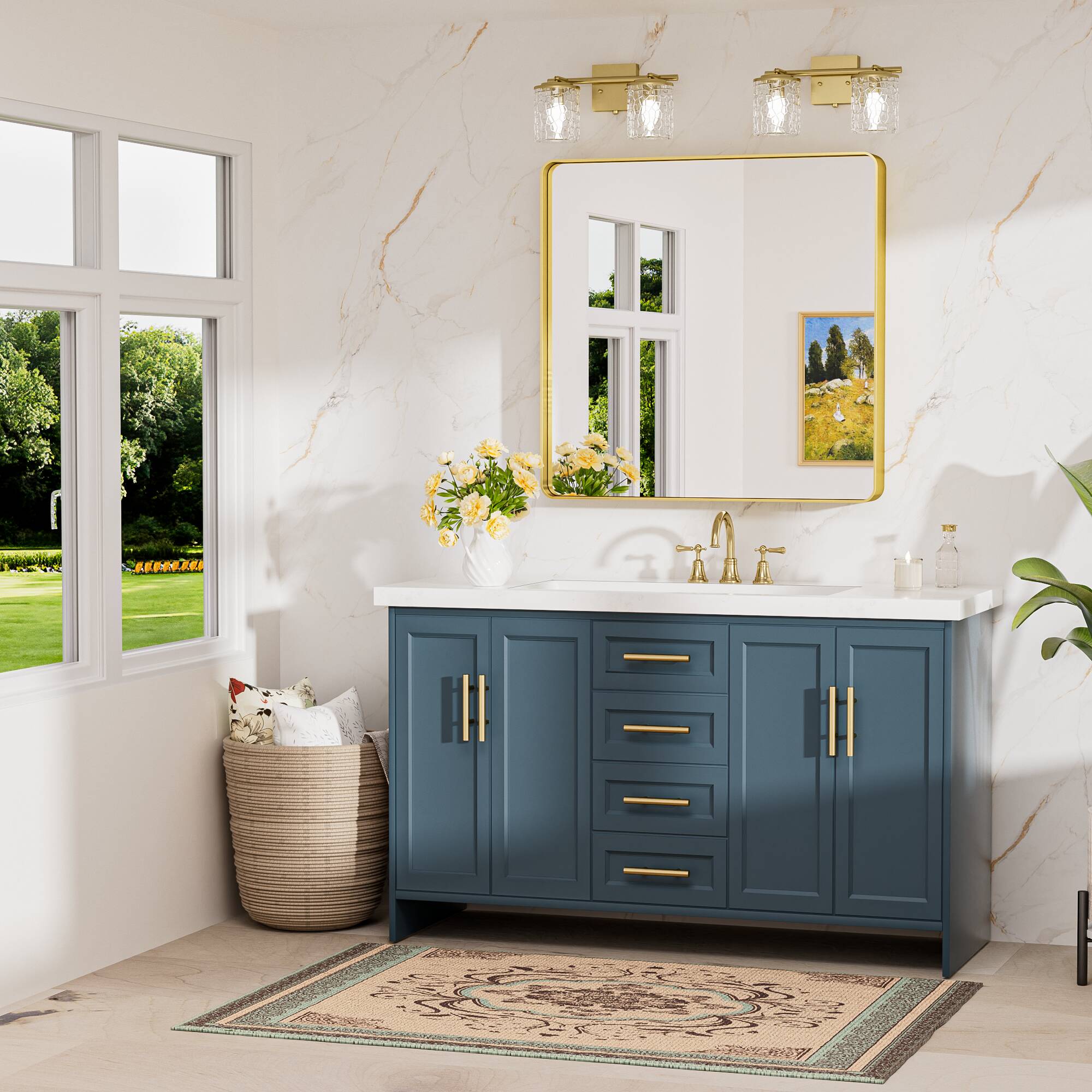 Keonjinn LW-JSKYJ2-9191GD Decor-Mirrors - View #2