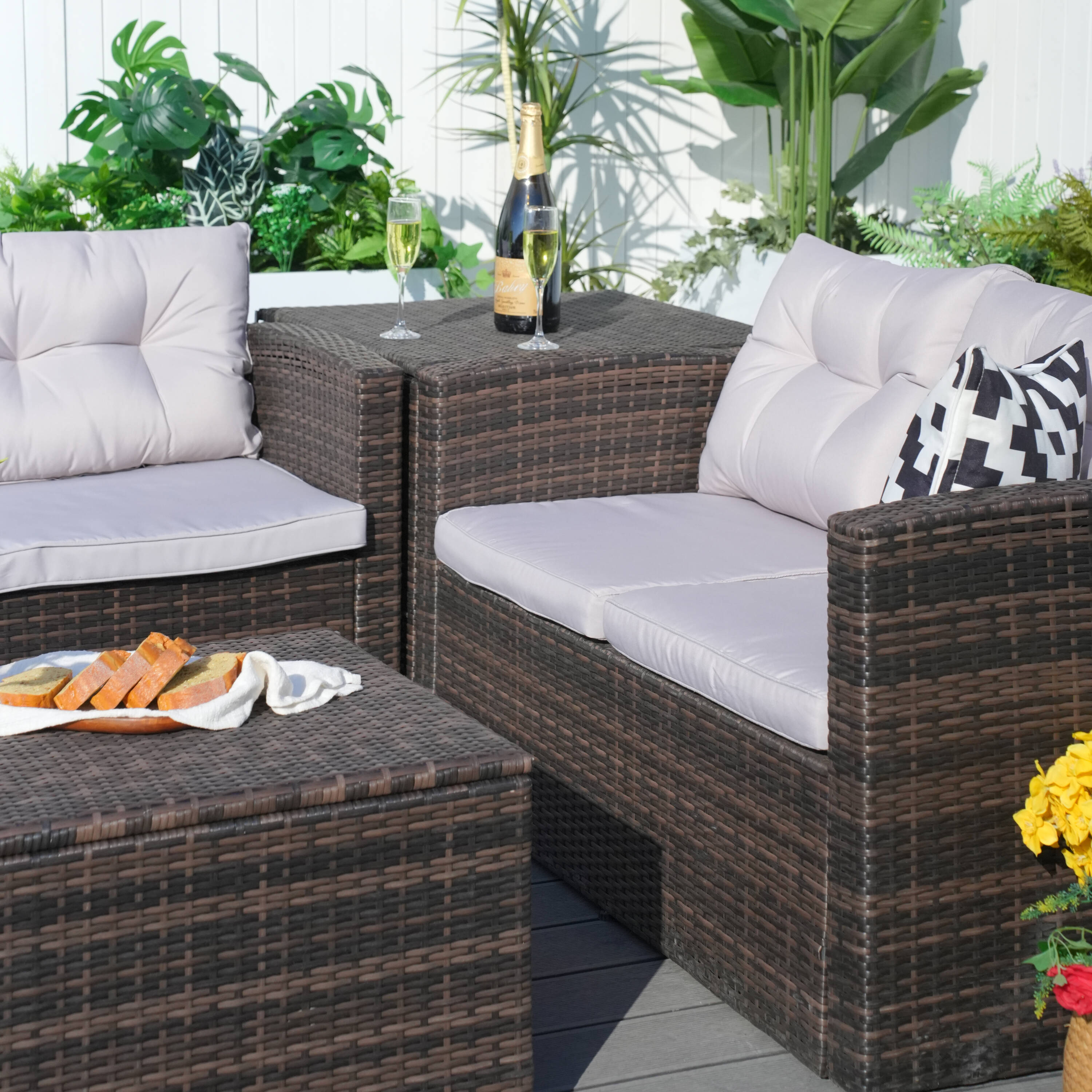 Moda Furnishings MOS-1503-B Patio-Conversation-Sets - View #5