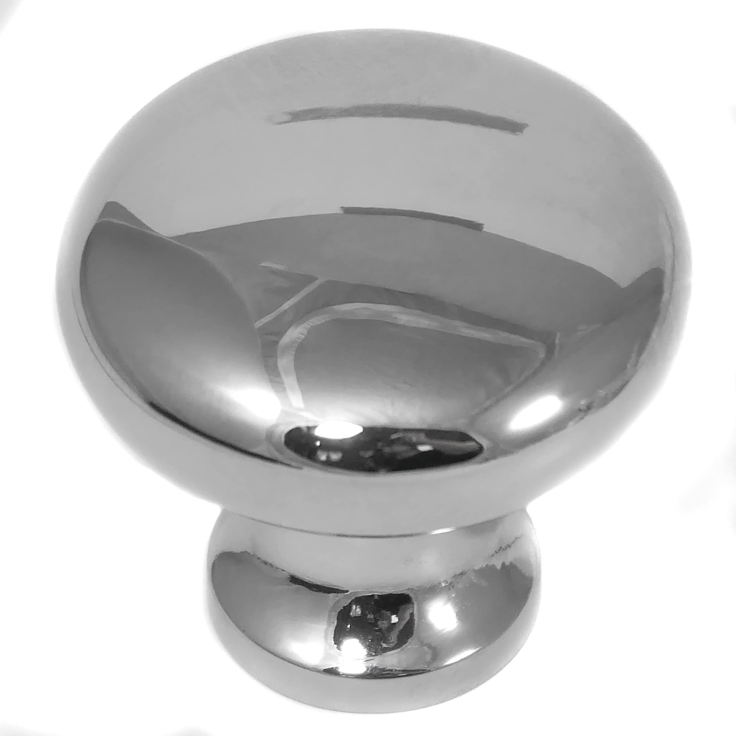 MNG Hardware Sutton Place Polished Chrome Round Traditional Cabinet ...