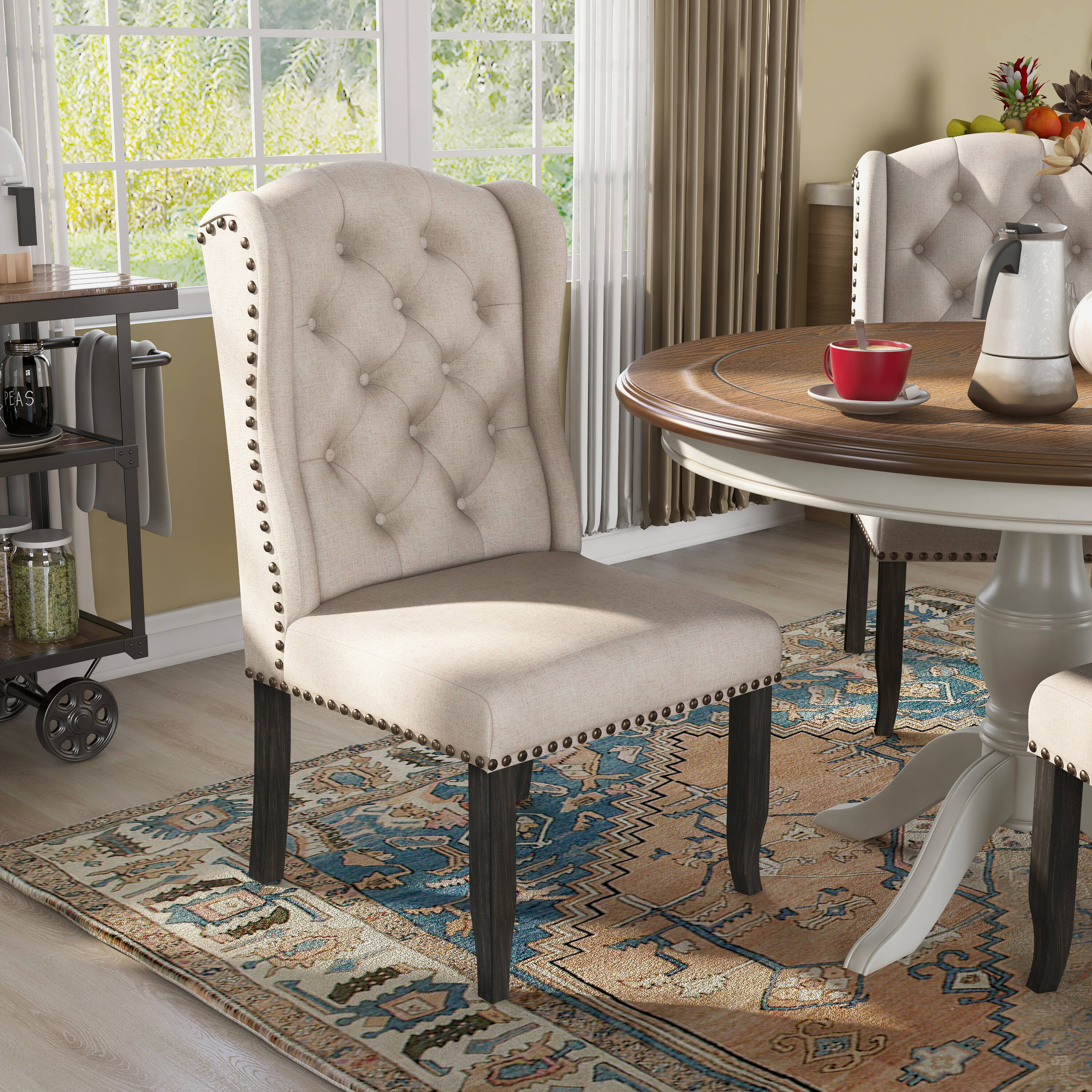 Furniture of America IDF-3324BK-SC Dining-Chairs - View #3