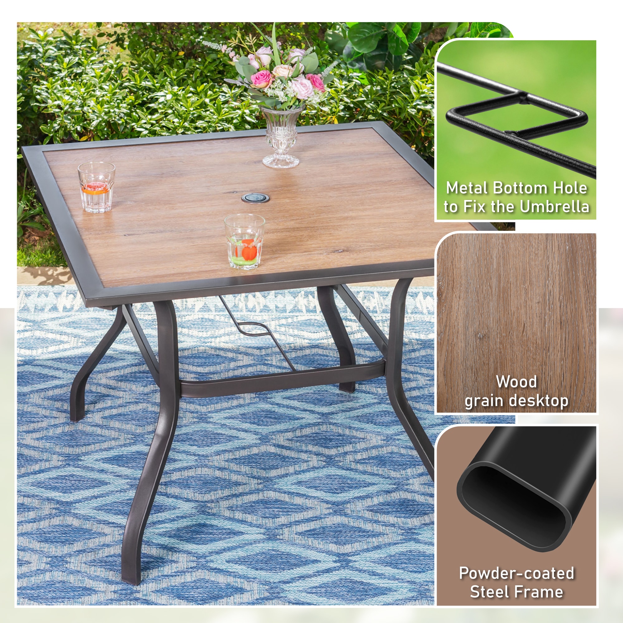 Sunshine Valley E02GF060-5 Patio-Tables - View #4