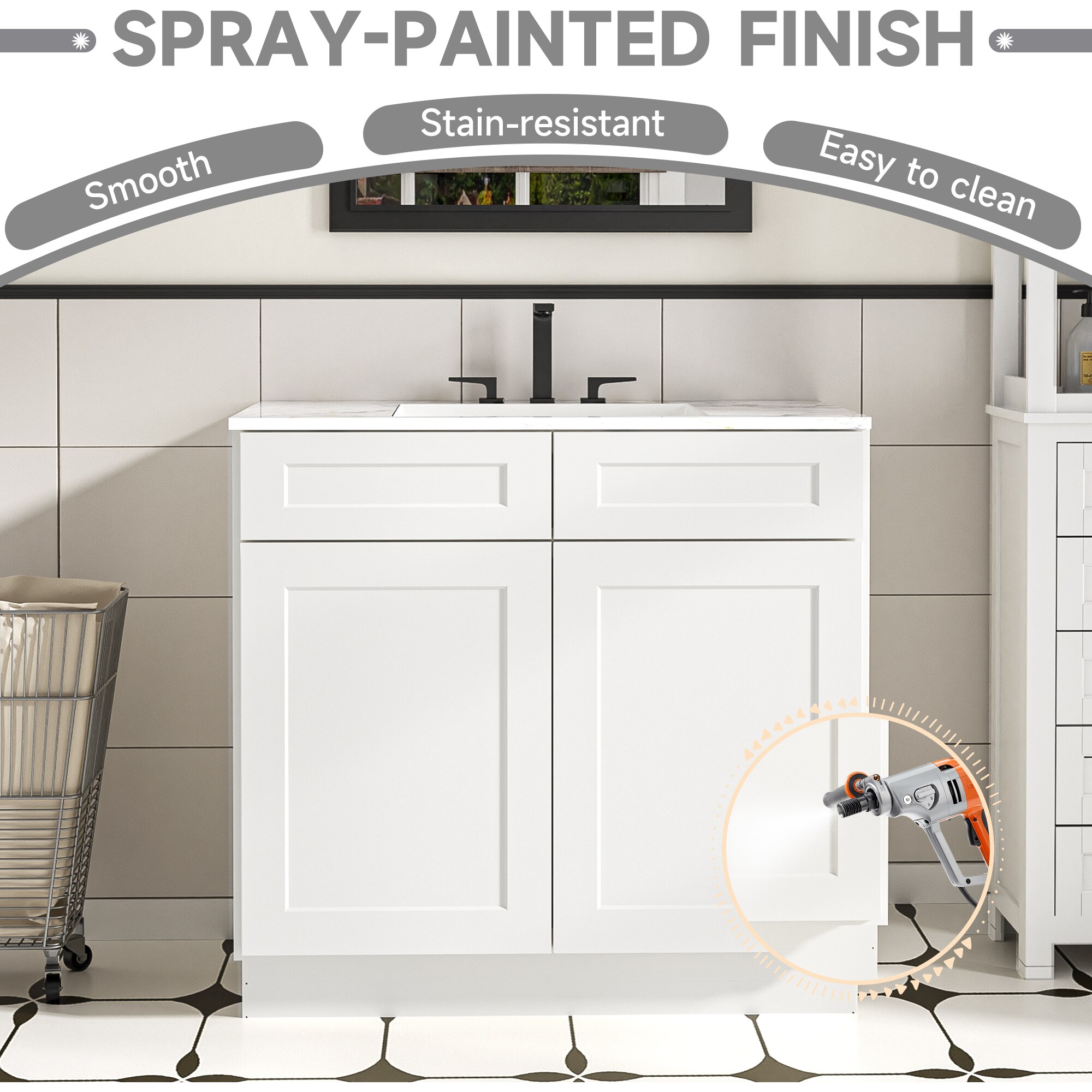 LOVMOR SF-Y-VS-CG-22 vanities - View #4