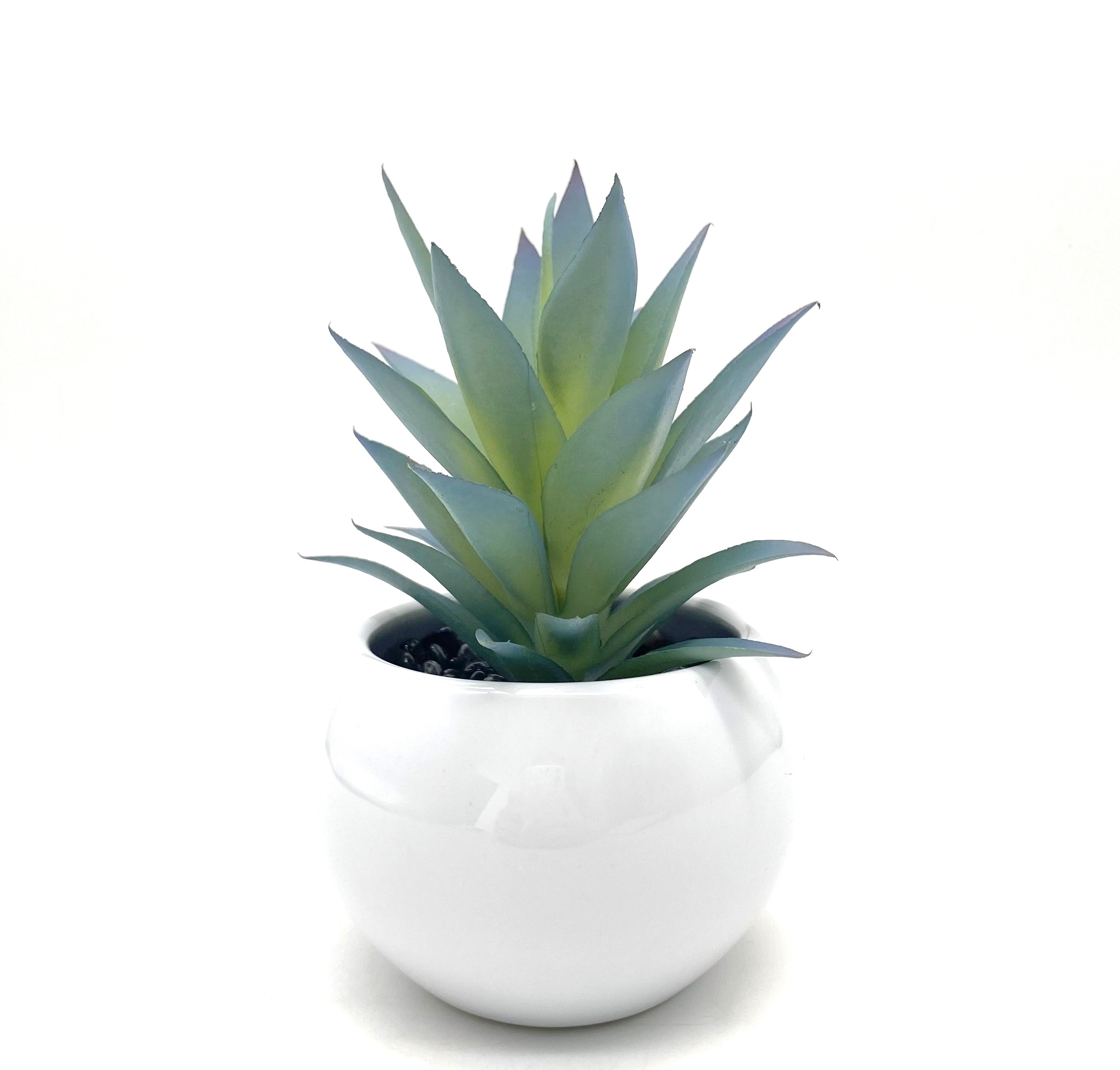 Nearly Natural P1937-LW 5-in Green Indoor Desktop Succulent Artificial plant