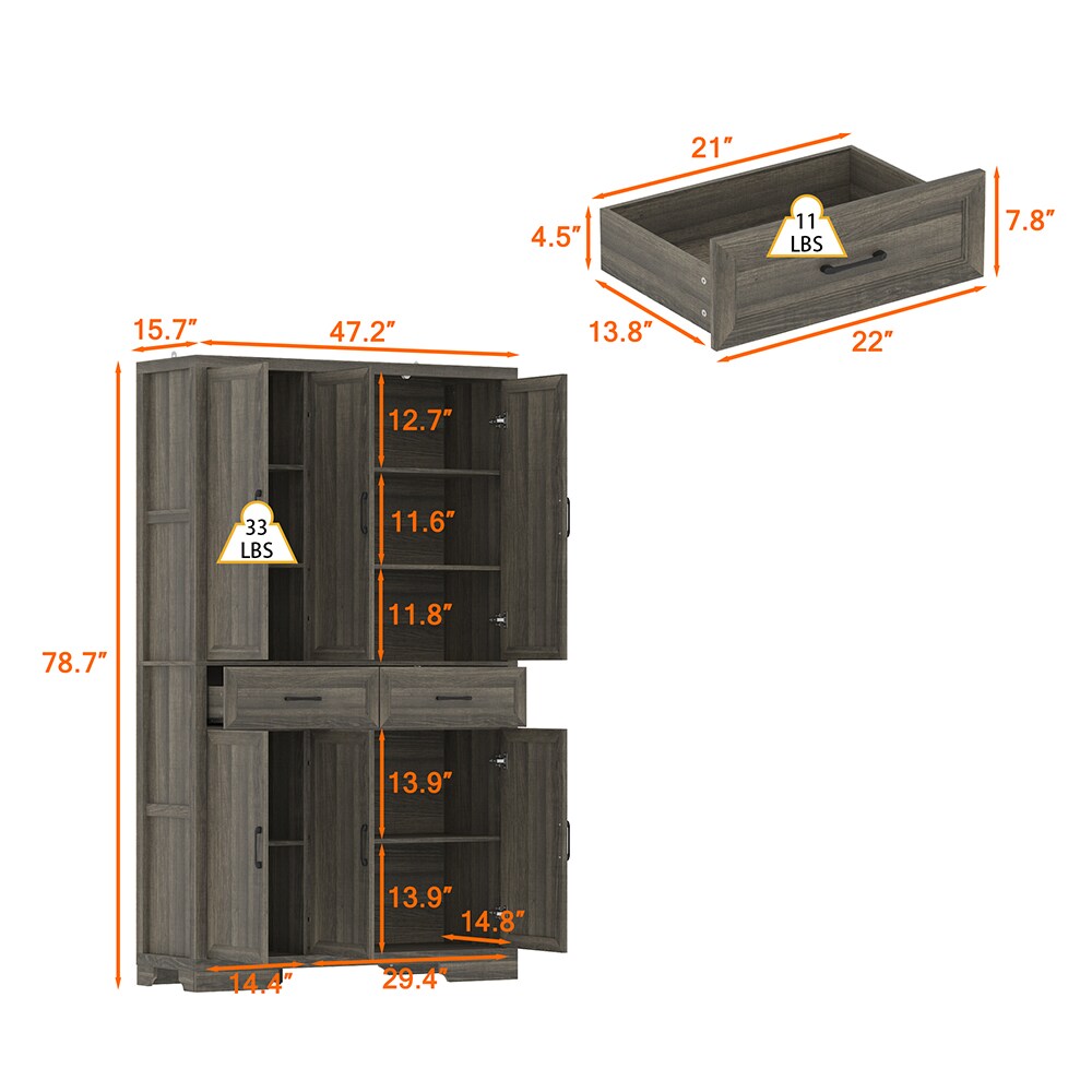 Homsee C-KF020532-02-AB Dining-Kitchen-Storarge - View #15