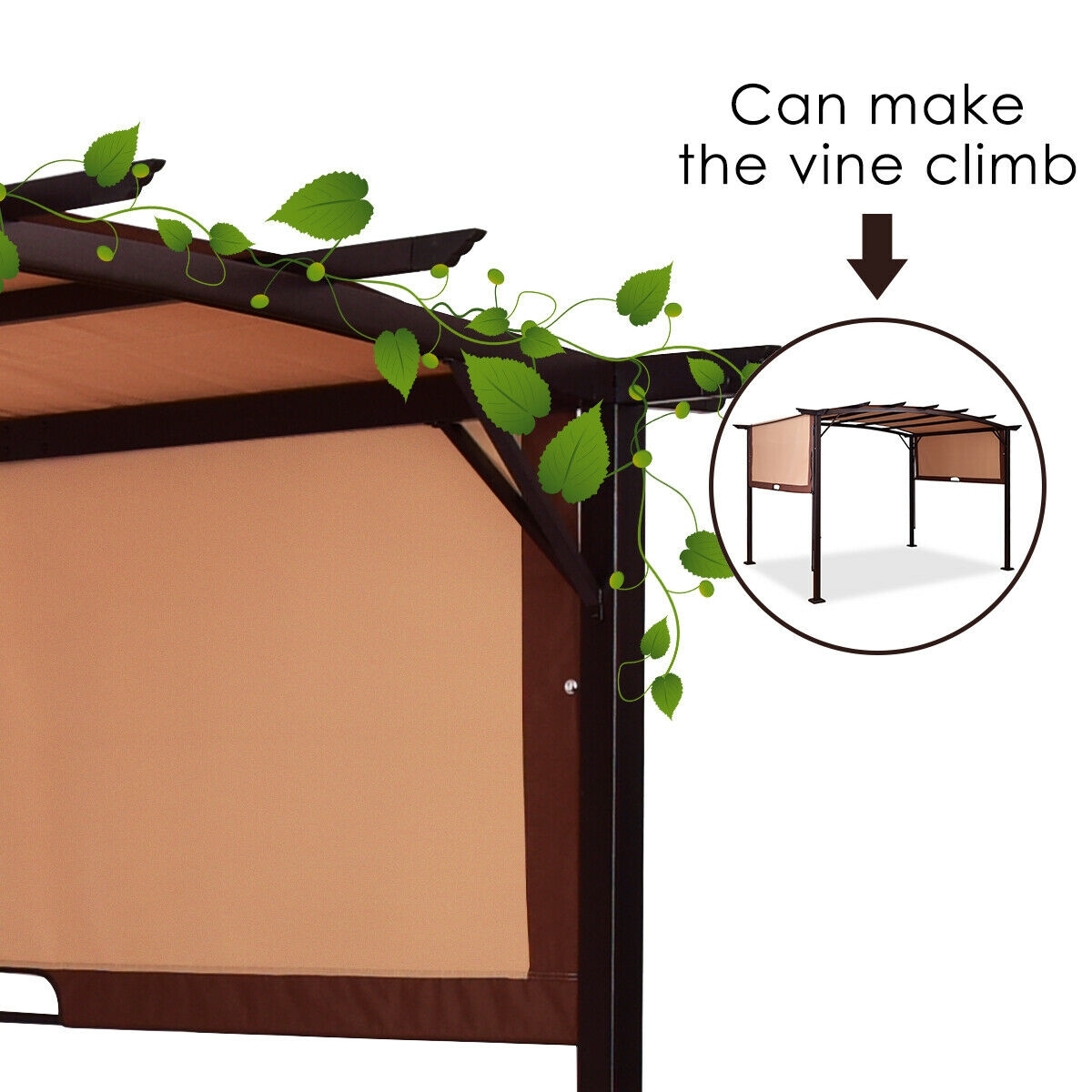 Poinic CWZ3348-X Wood-Resin-Gazebos - View #4