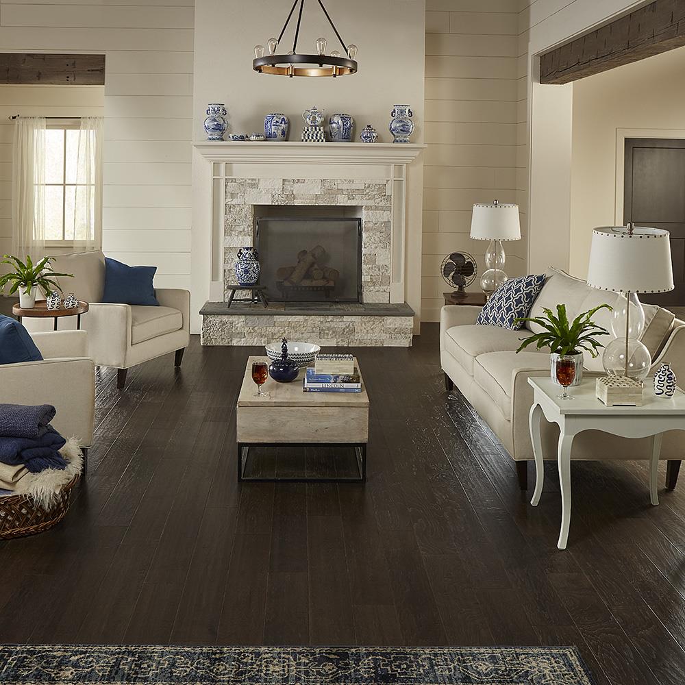 Pergo Max 6.18-in Grimsley Hickory Handscraped Engineered Hardwood Flooring (23-sq ft)